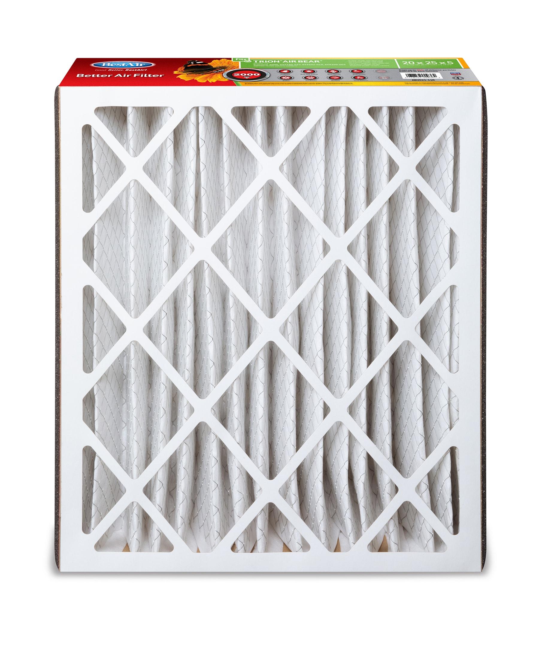 BestAir 20x25x5 MERV 11 Pleated Air Filter