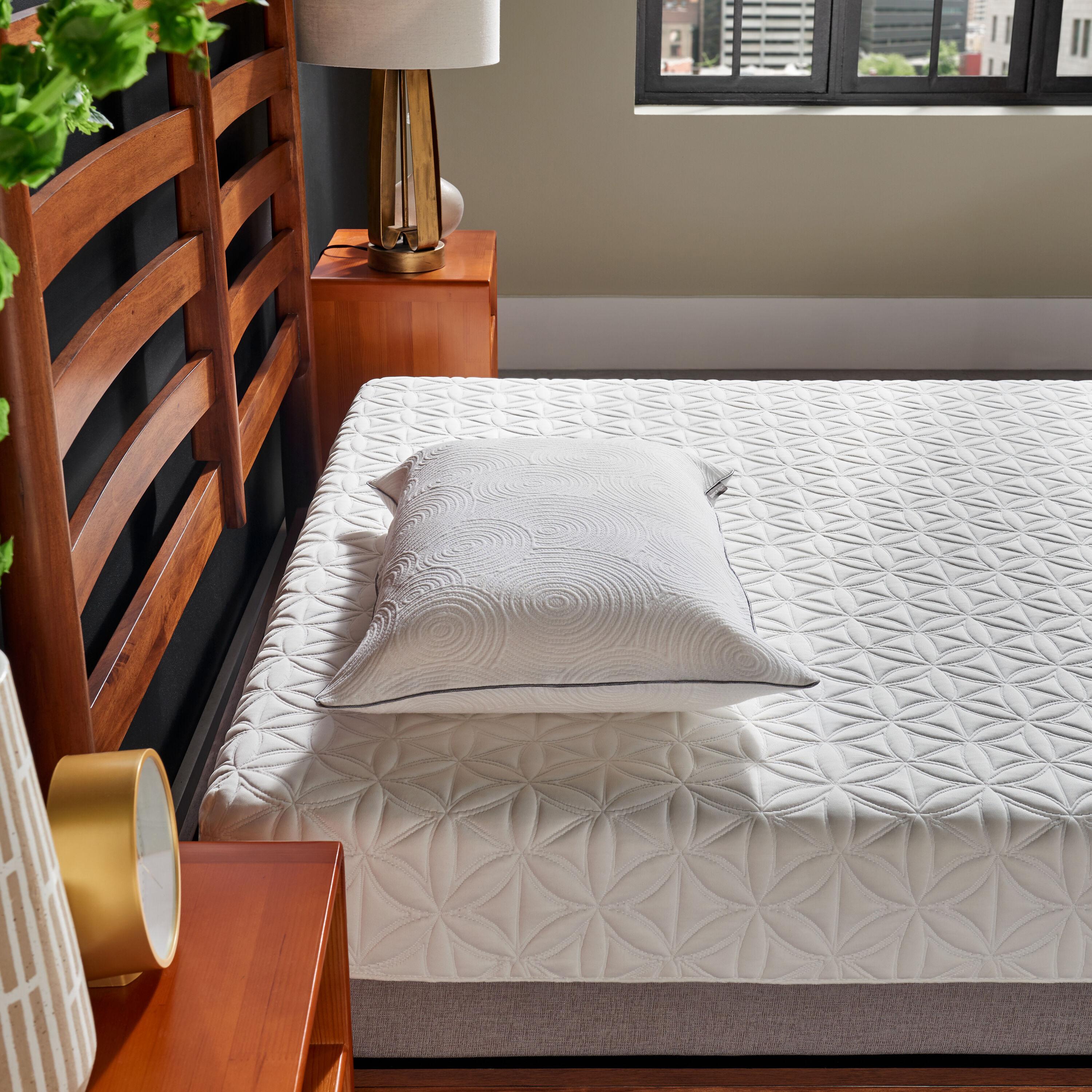 Tempur-Pedic Protector de Almohada con Zíper de Poliéster Tempur-Contour - Tamaño Queen, Adulto