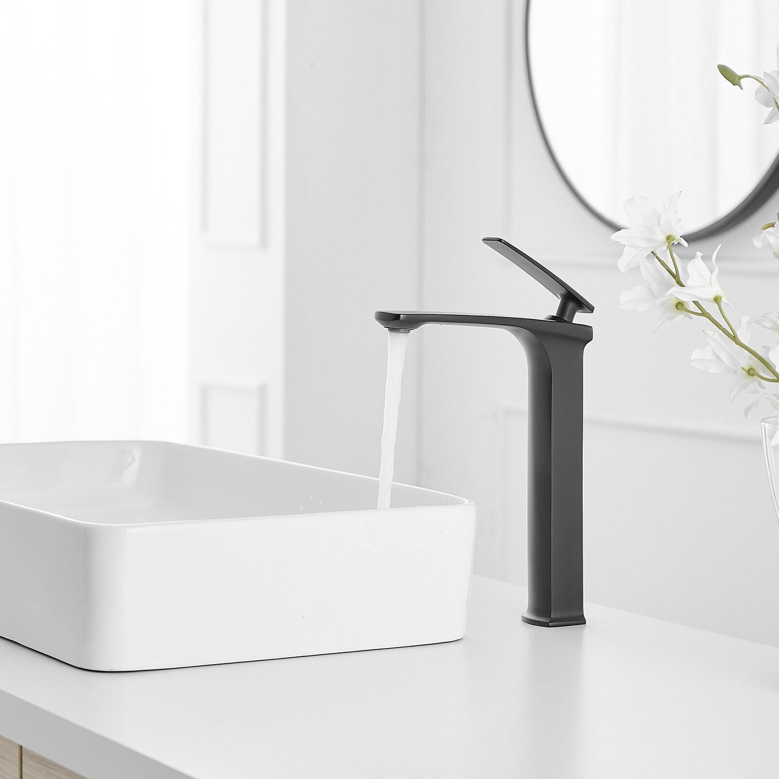 Vessel Sink Faucet Single-handle Bathroom Faucet with Drain Assembly