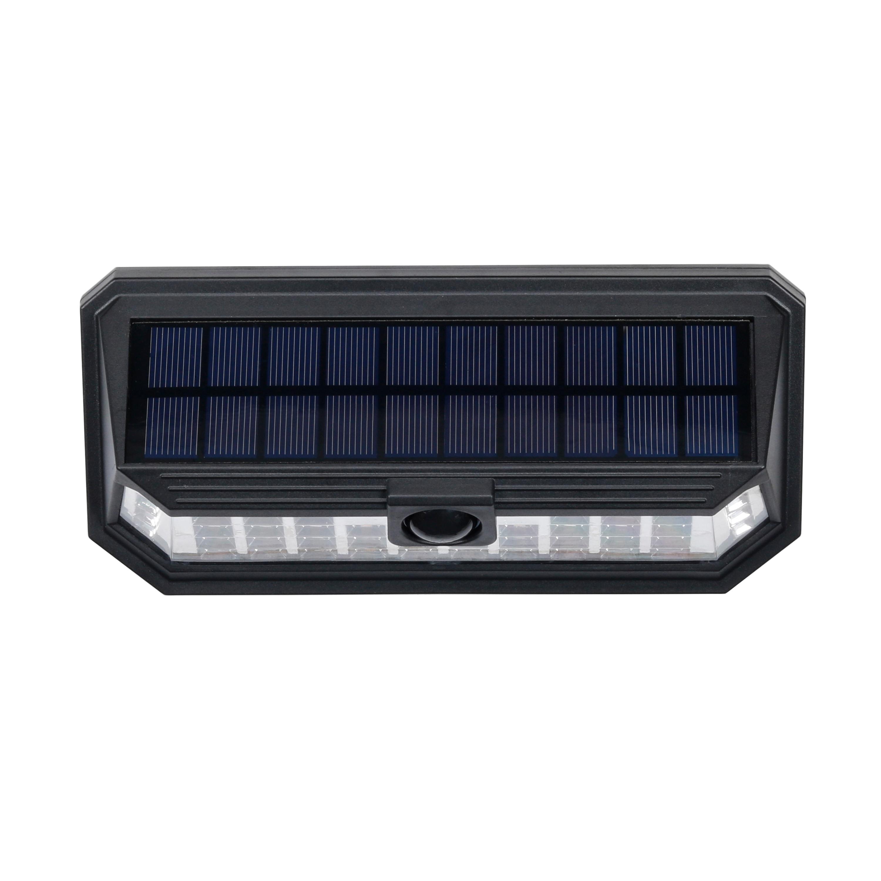 1 - Head LED Solar Powered Outdoor Security Wall Pack