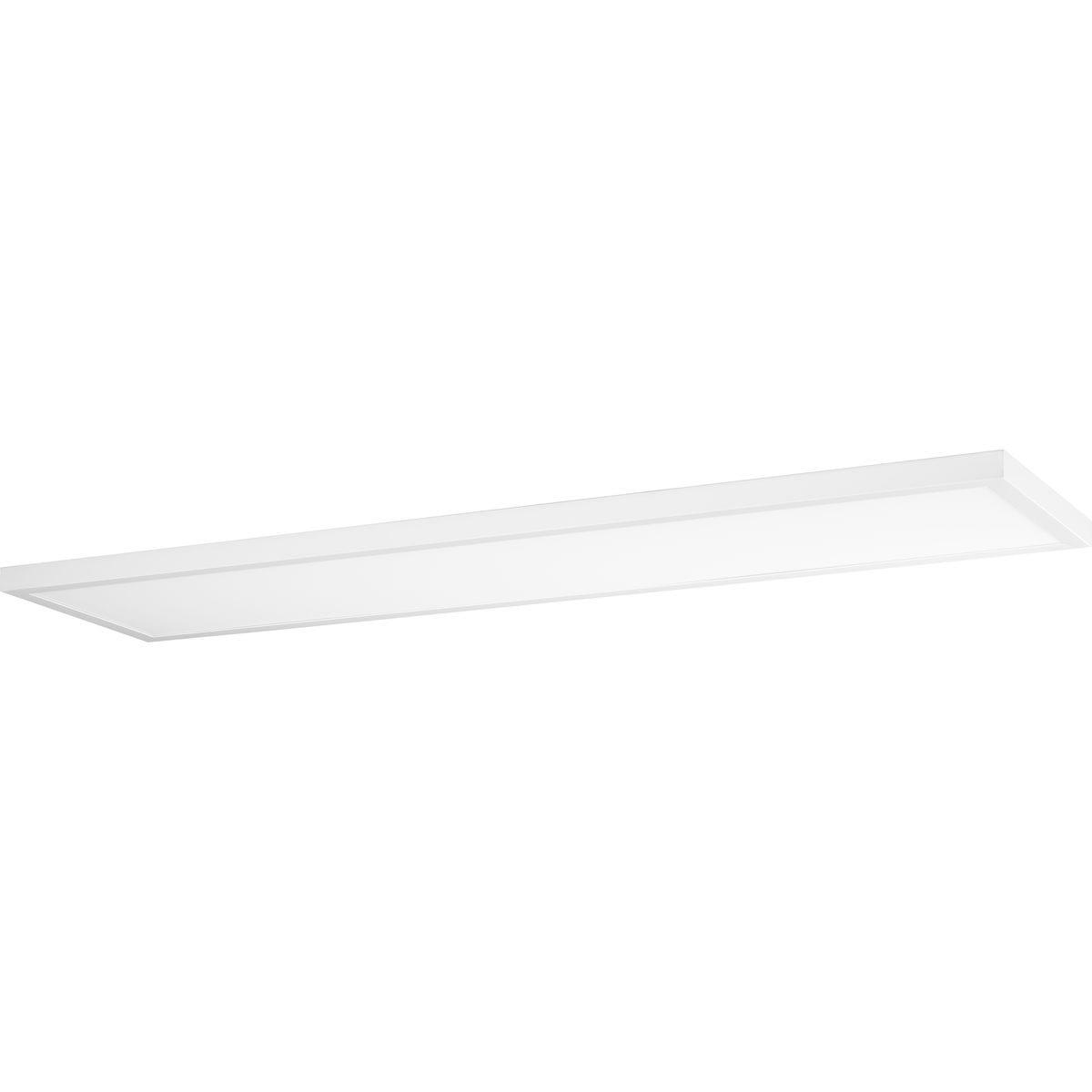 Progress Lighting, Everlume Collection, 1-Light, LED Linear Panel Light, Satin White, Frosted Polycarbonate Shade