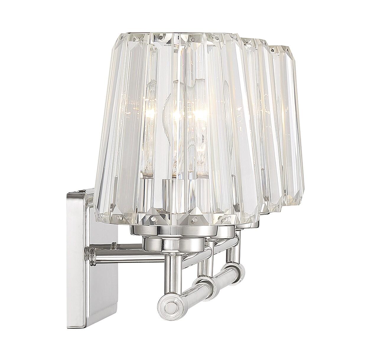 Savoy House Garnet 3 - Light Vanity in  Polished Nickel