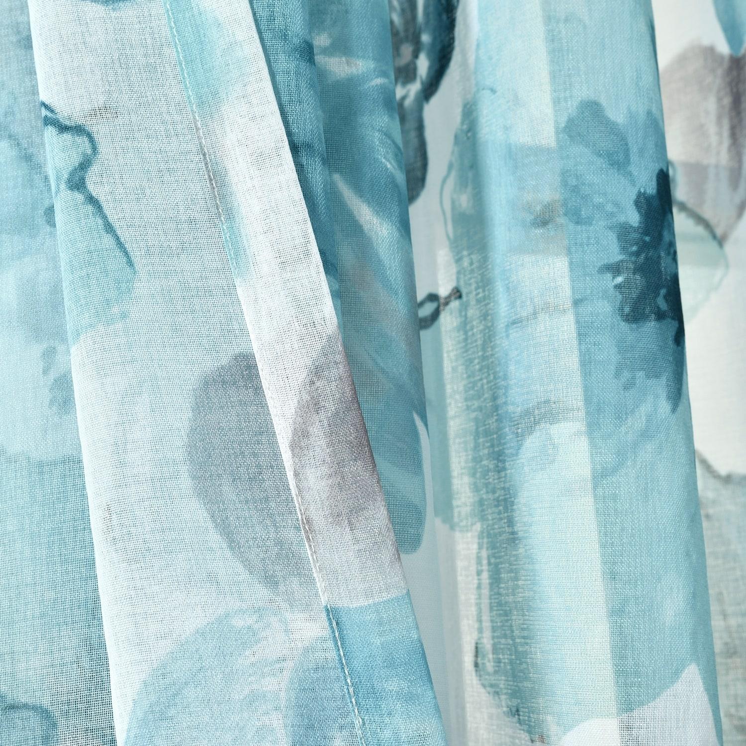 Lush Decor Leah Polyester Sheer Curtain Pair (Set of 2)