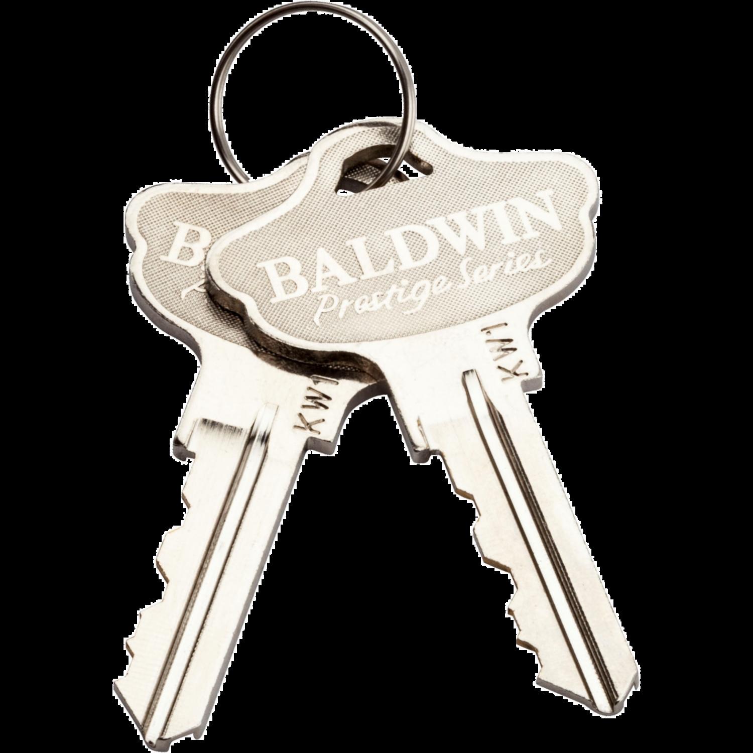 Baldwin 380SLB15SMTCPRCAL Torrey Pines 380 Rectangular Low Profile Single Cylinder Deadbolt with SmartKey