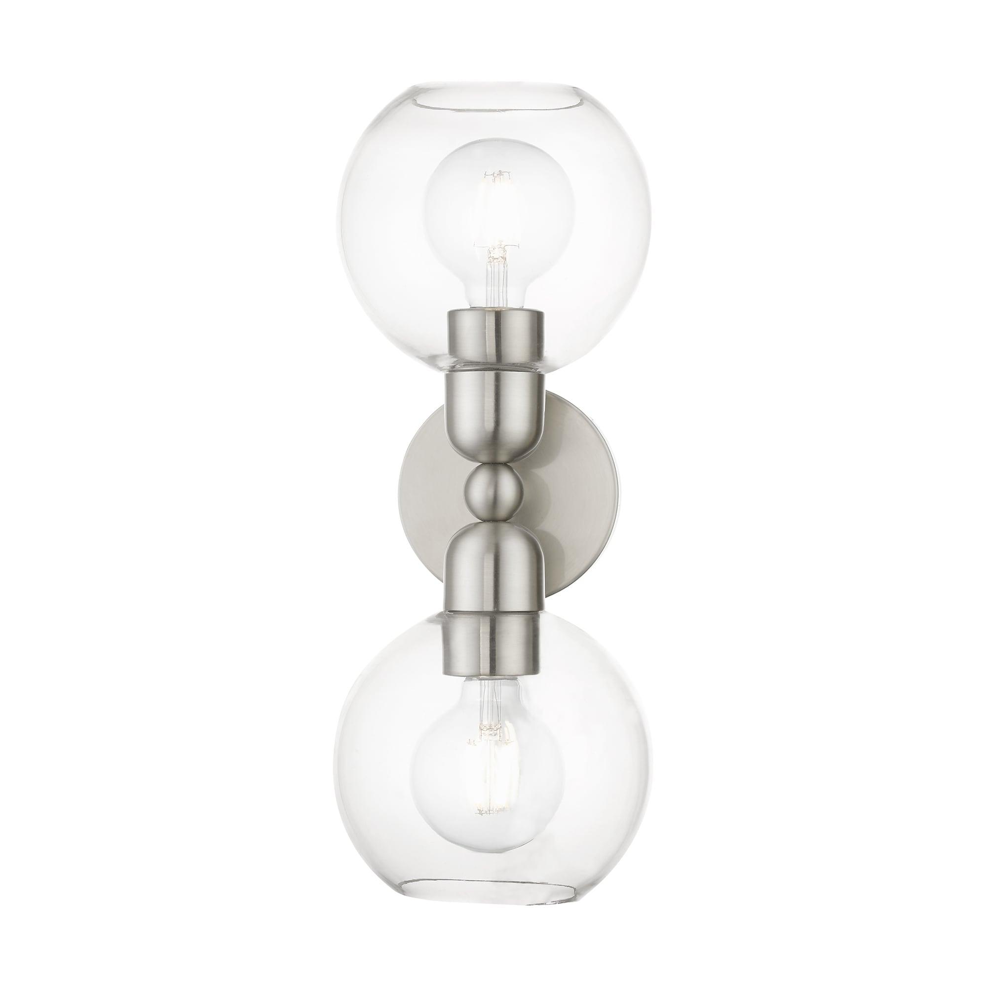 Livex Lighting Downtown 2 - Light Vanity in  Brushed Nickel