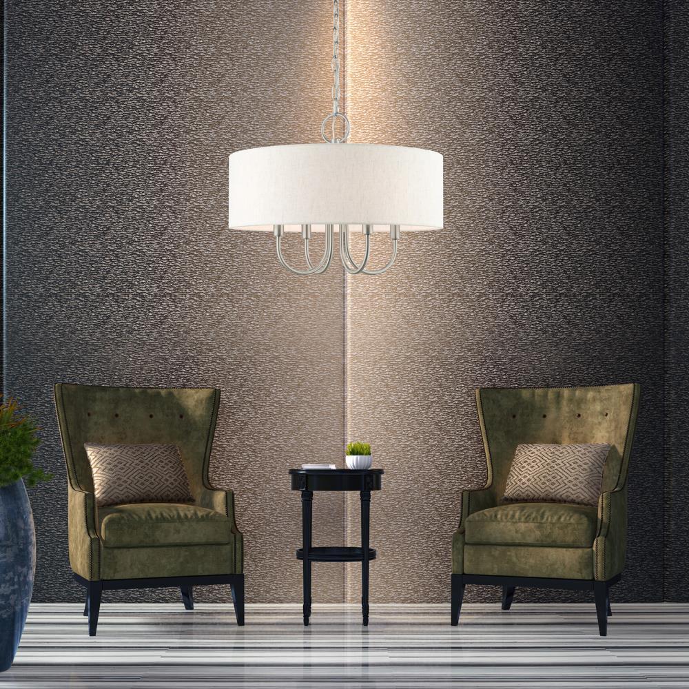 Livex Lighting Blossom 4 - Light Pendant in Brushed Nickel