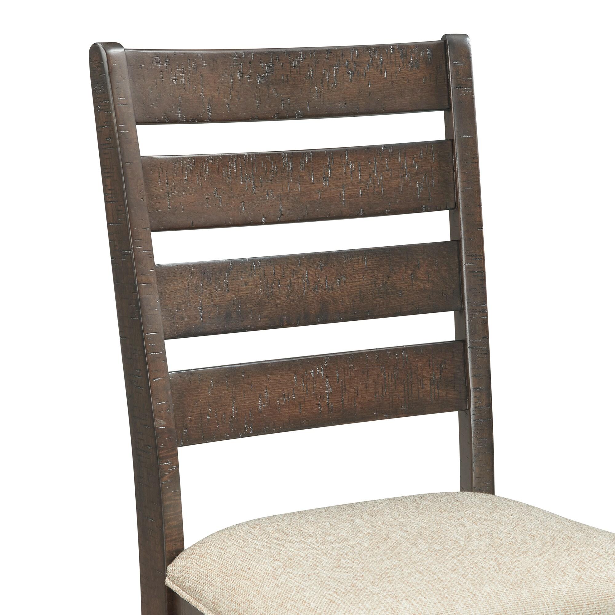 Elements Dex 6PC Dining Set (72" Table + 4 Chairs + Bench) in Cherry