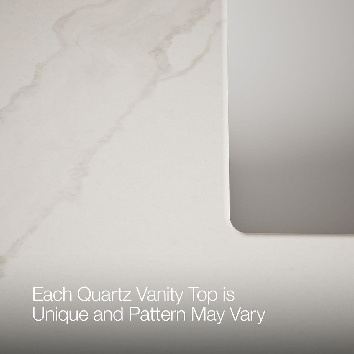 Hearthaven 30'' Free Standing Single Bathroom Vanity Cabinet with Sink and Quartz Top