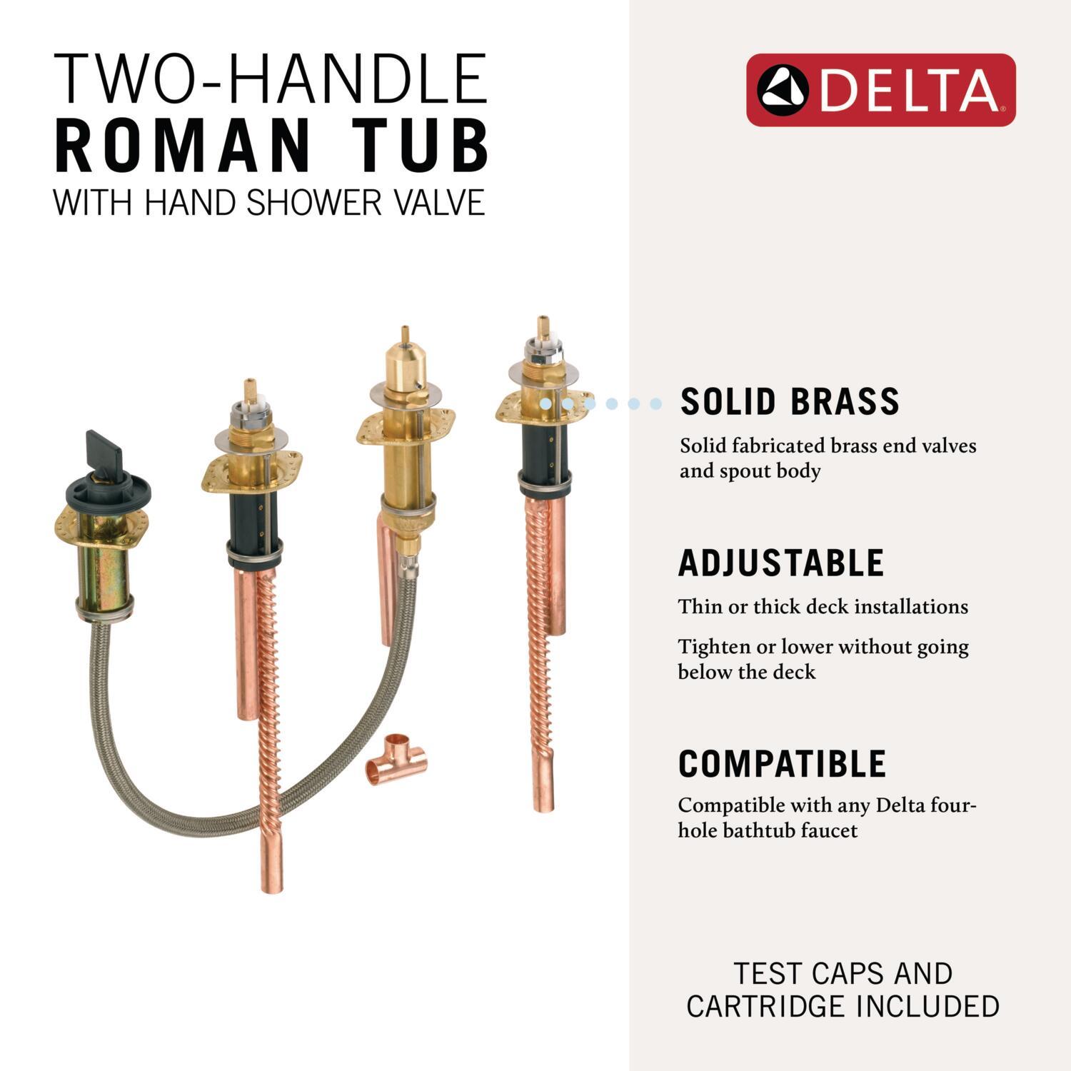 4-Hole Roman Tub Valve