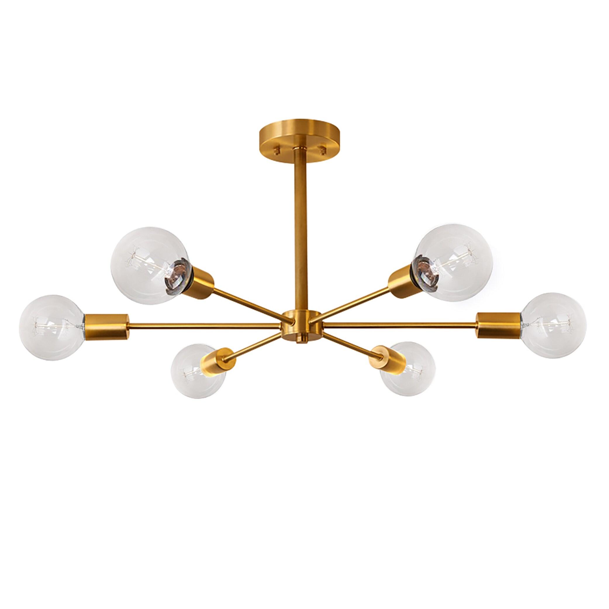 Sevin 6 - Light 25.2'' Sputnik Cylinder Flush Mount