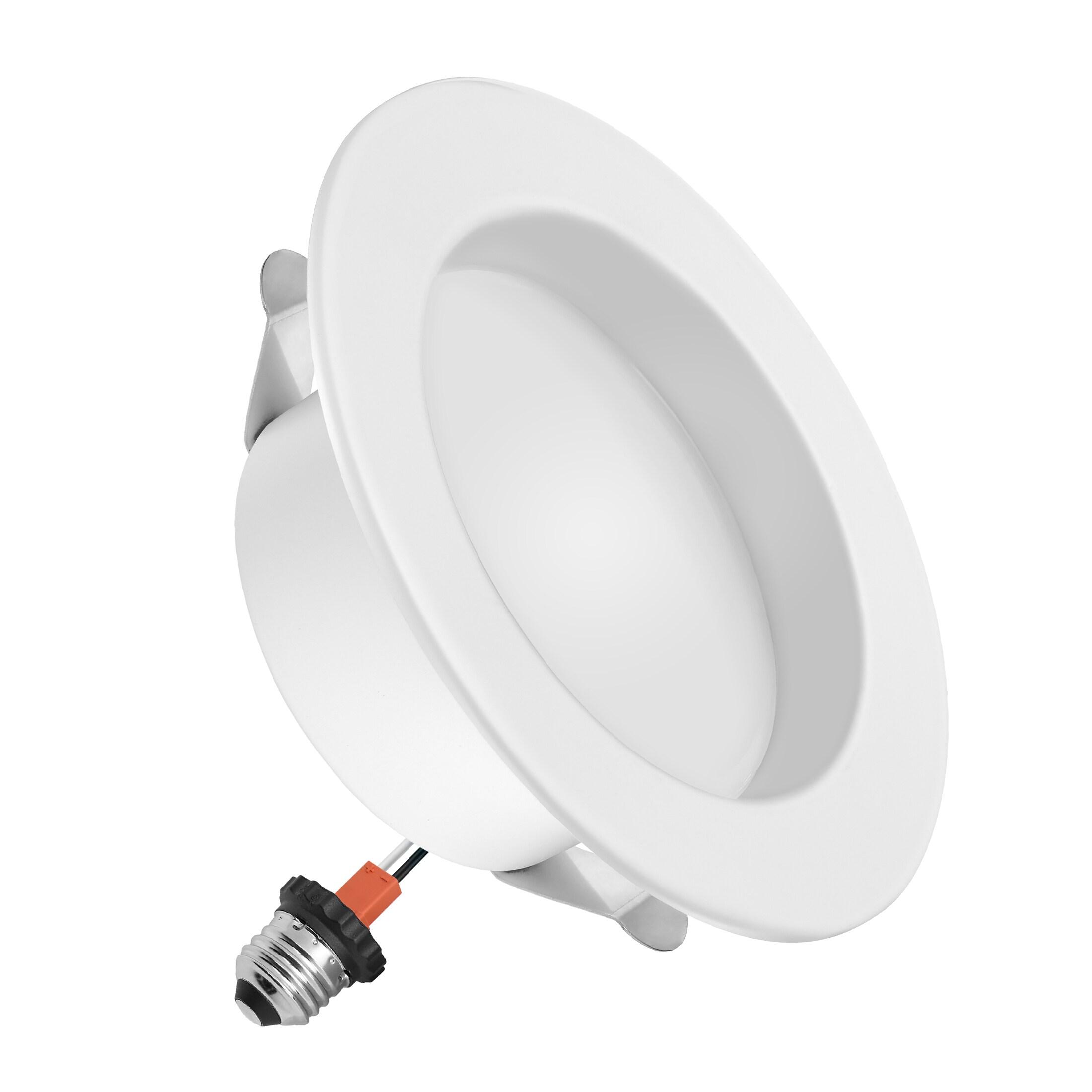 Luvoni 4 inch Smart Wifi LED Retrofit Downlight, 700 Lumens, Dimmable, Multi CCT 2700-6000K, E26 Adapter included, Compatible with Alexa/Google Home by Maxxima