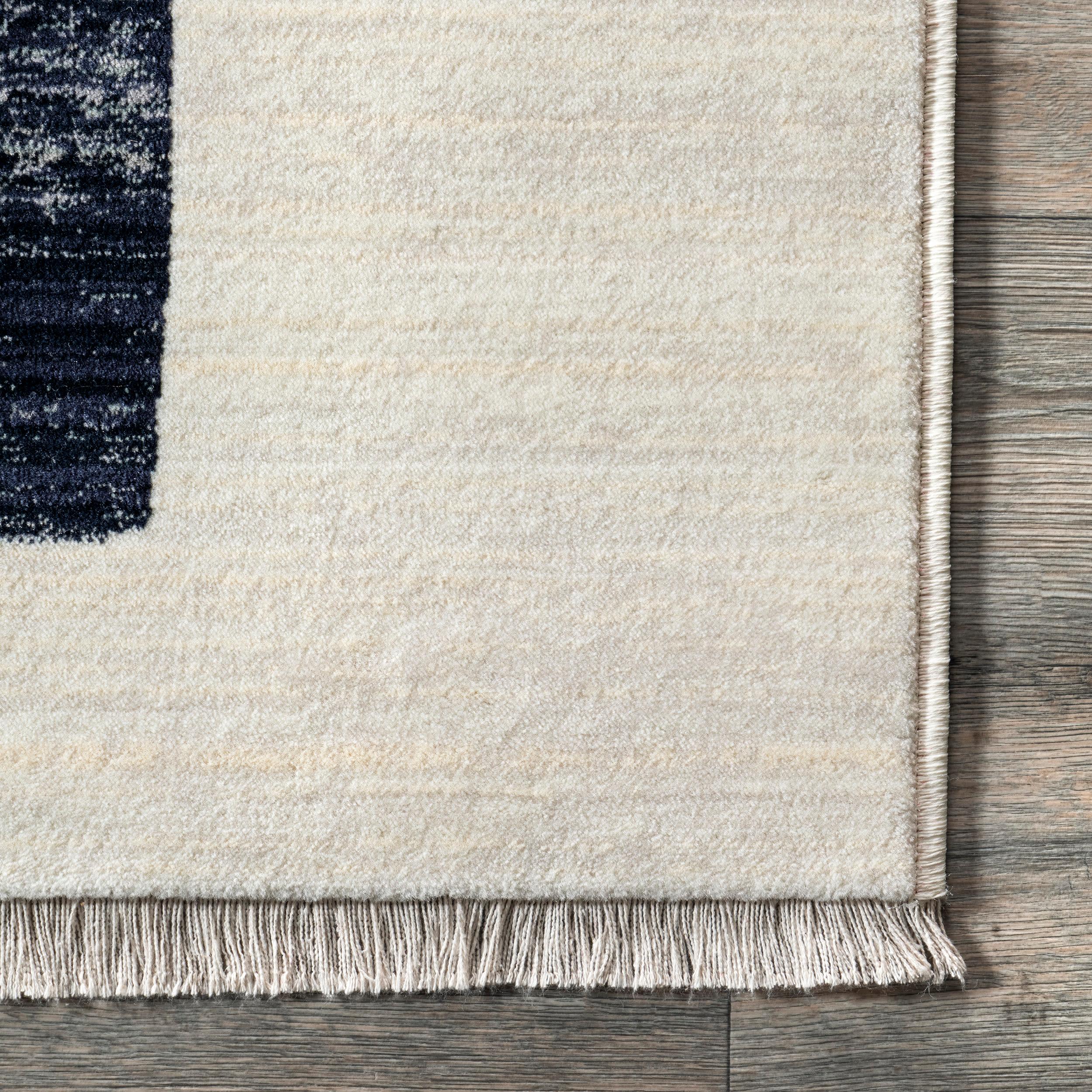 Nuloom Bevin Abstract 4x6 Indoor Area Rug for Living Room Bedroom Dining Room Kitchen, Beige/Multicolor