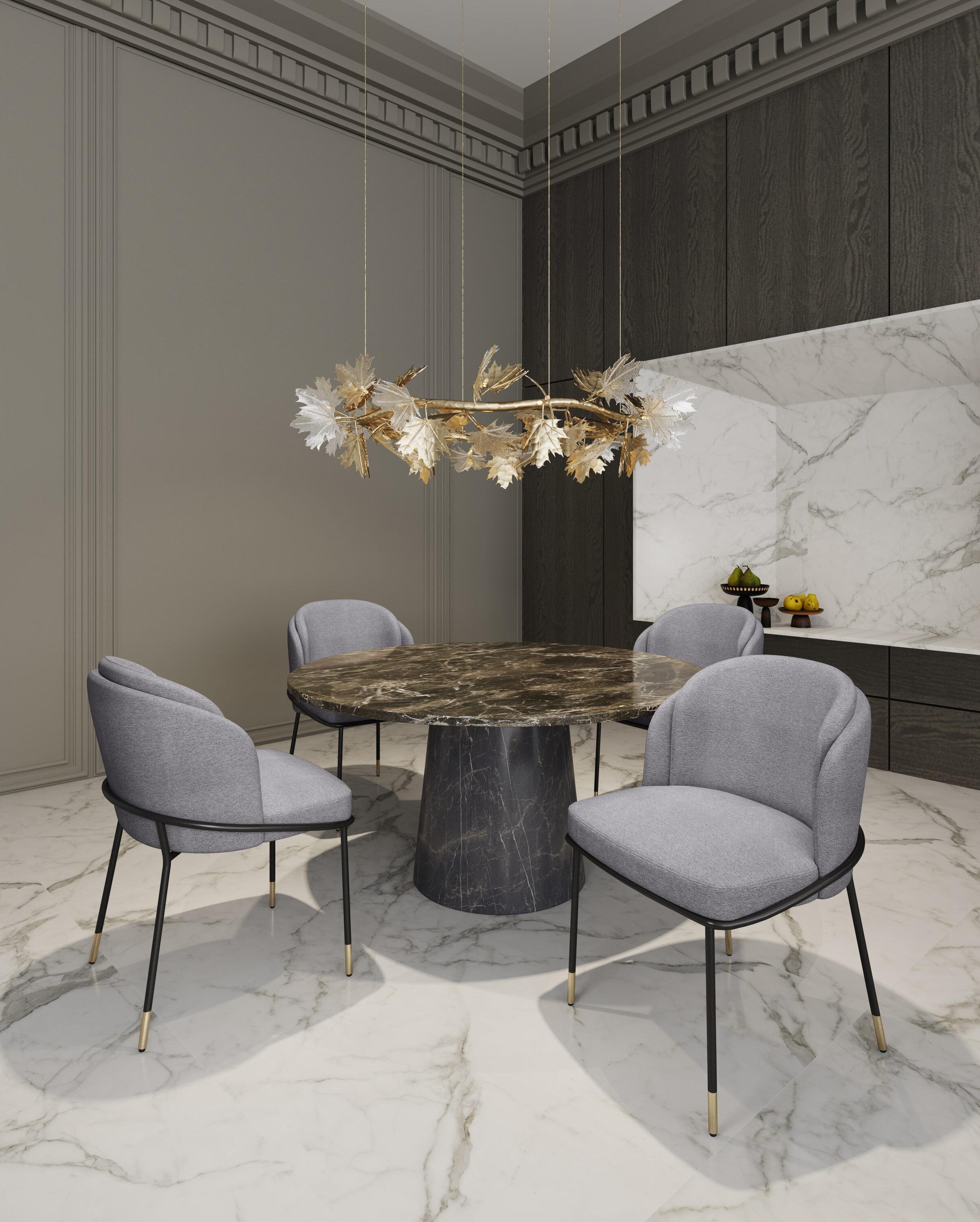 Flor Fabric Dining Chair