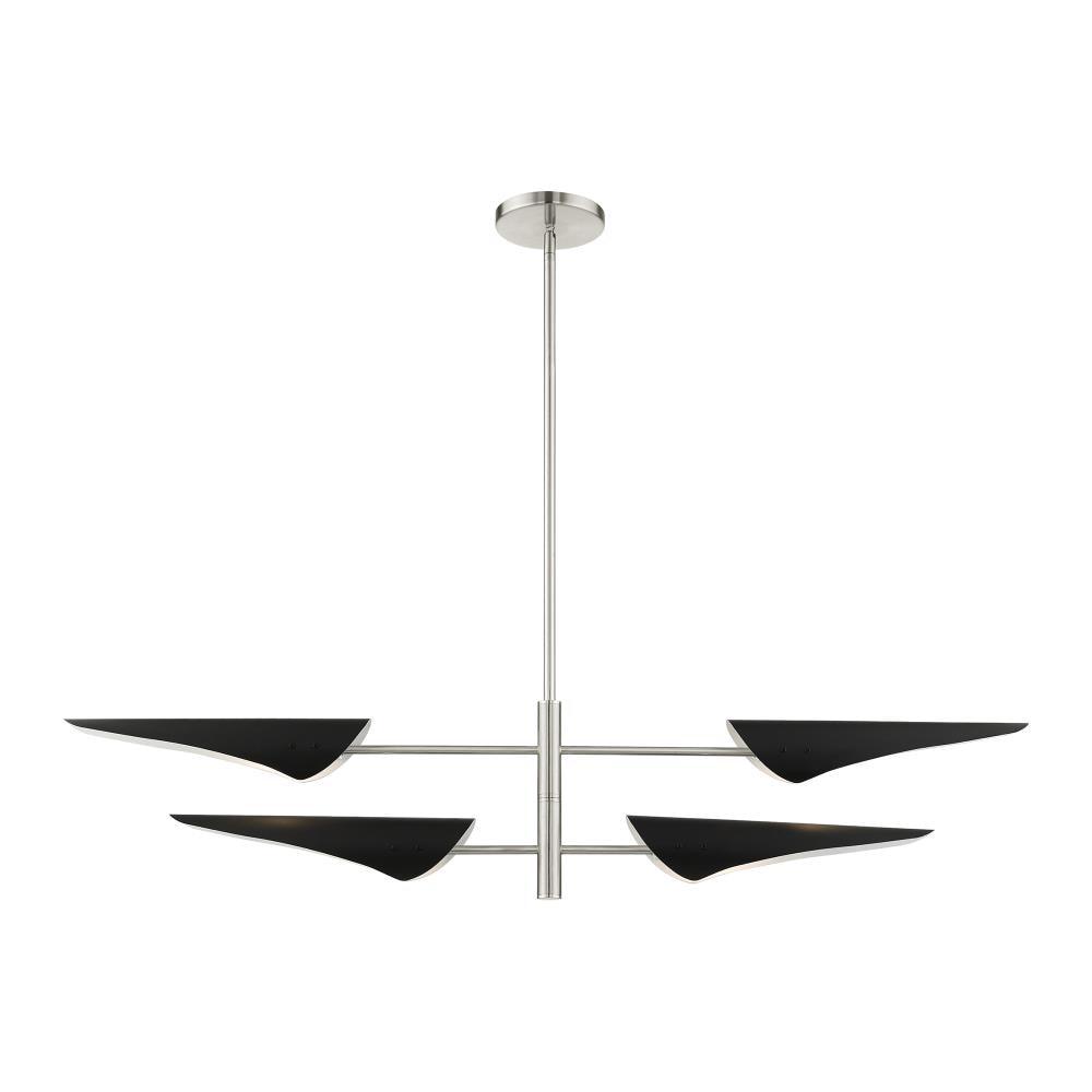 Livex Lighting Capistrano 4 - Light Pendant in  Brushed Nickel
