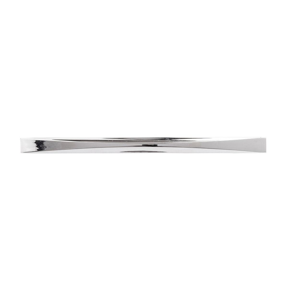 Chrome Modern Bar Handle with Mounting Hardware