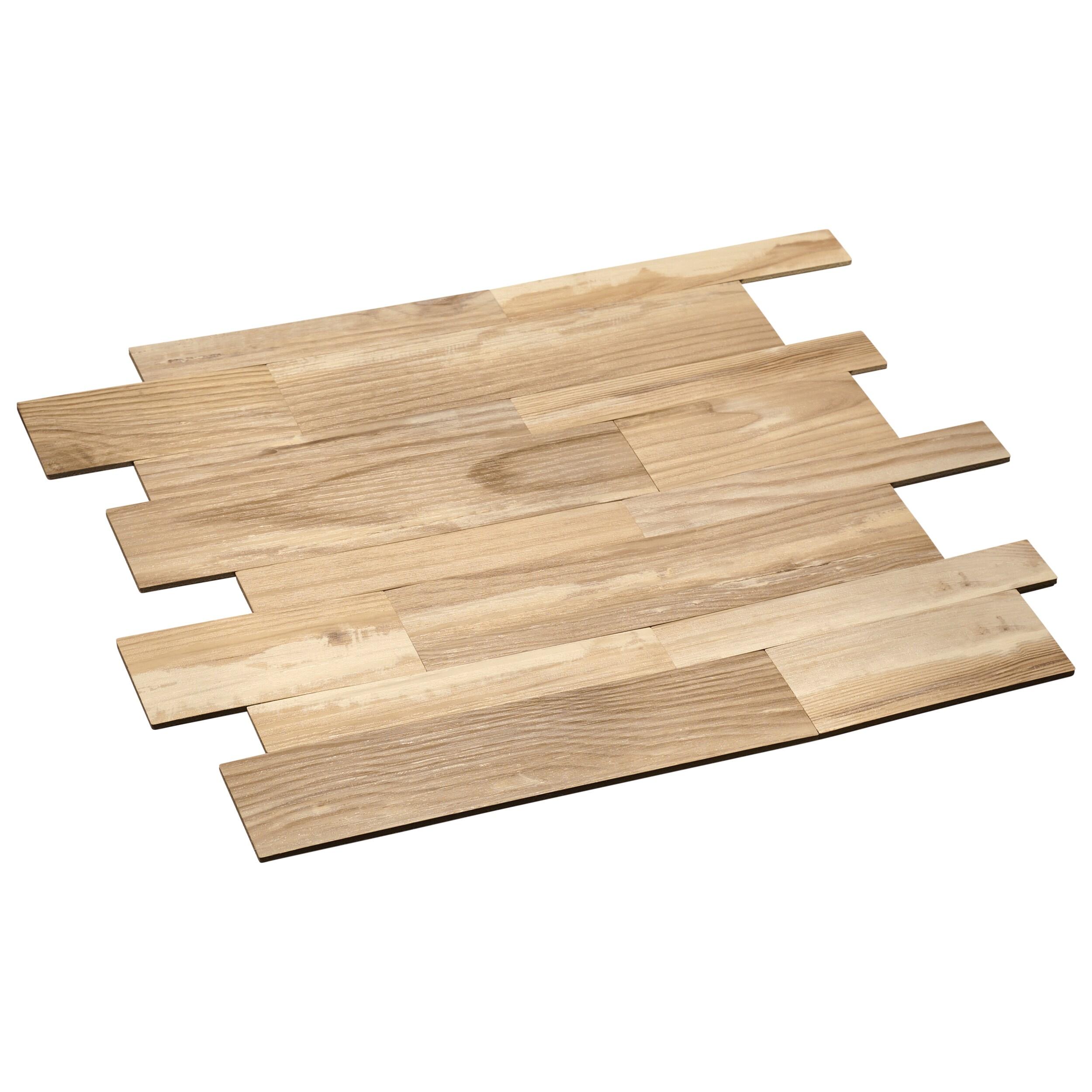 Avant Decor | Stone Composite Mixed Subway Tile | Peel and Stick Kitchen Backsplash Tiles | Stick On Wall Tiles | Easy DIY Installation | 5” x 5” | Sample Tile