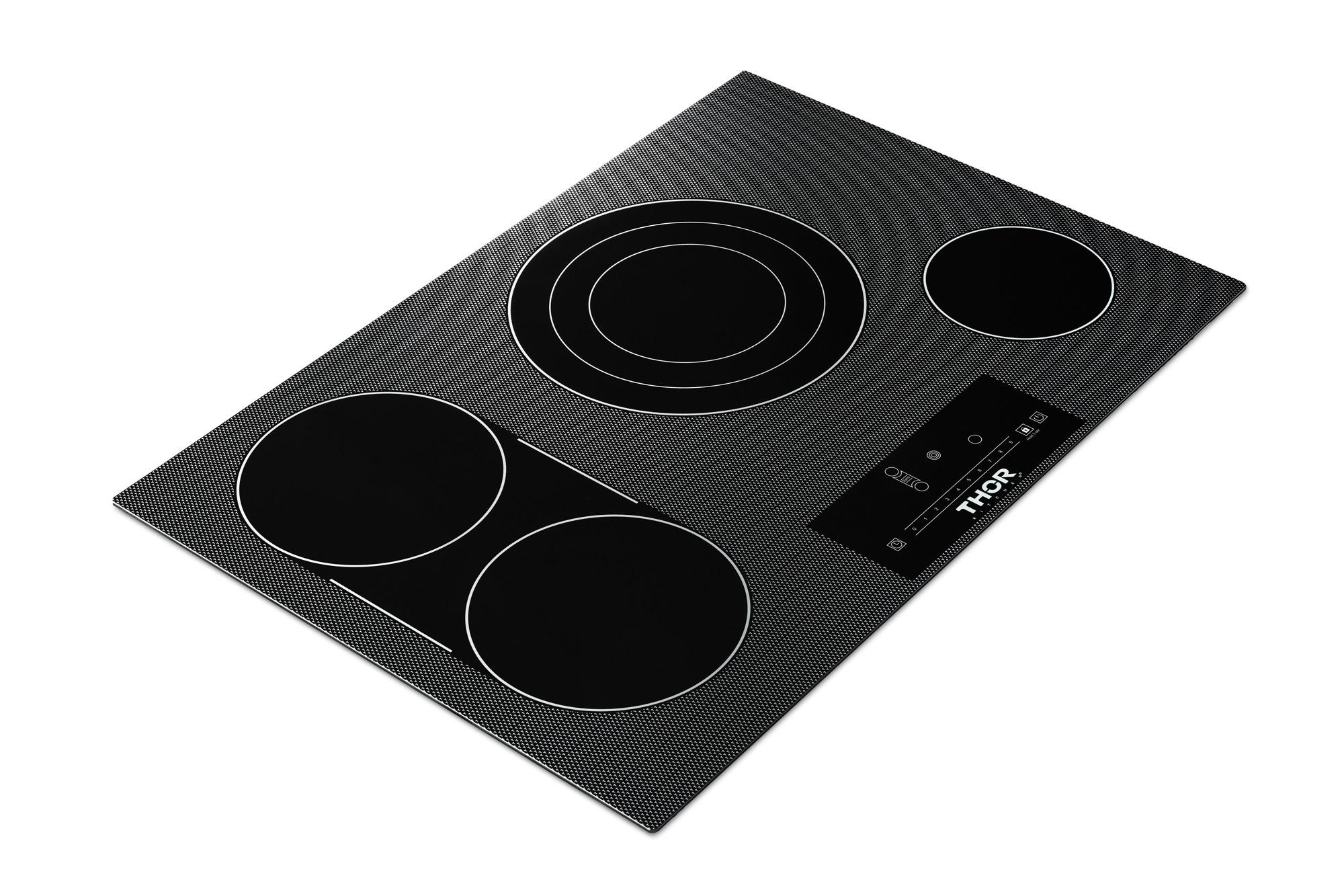 Thor Kitchen Tec30 30" Wide 4 Burner Electric Cooktop - Black