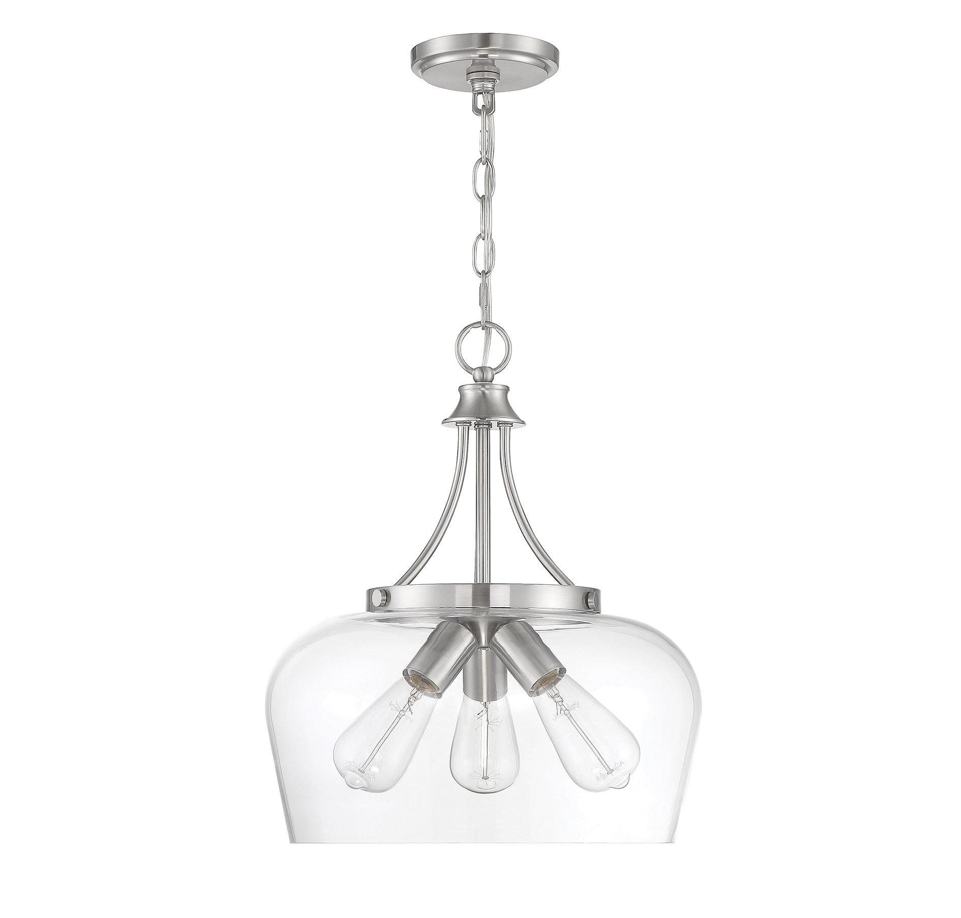 Savoy House Octave 3 - Light Pendant in  Satin Nickel