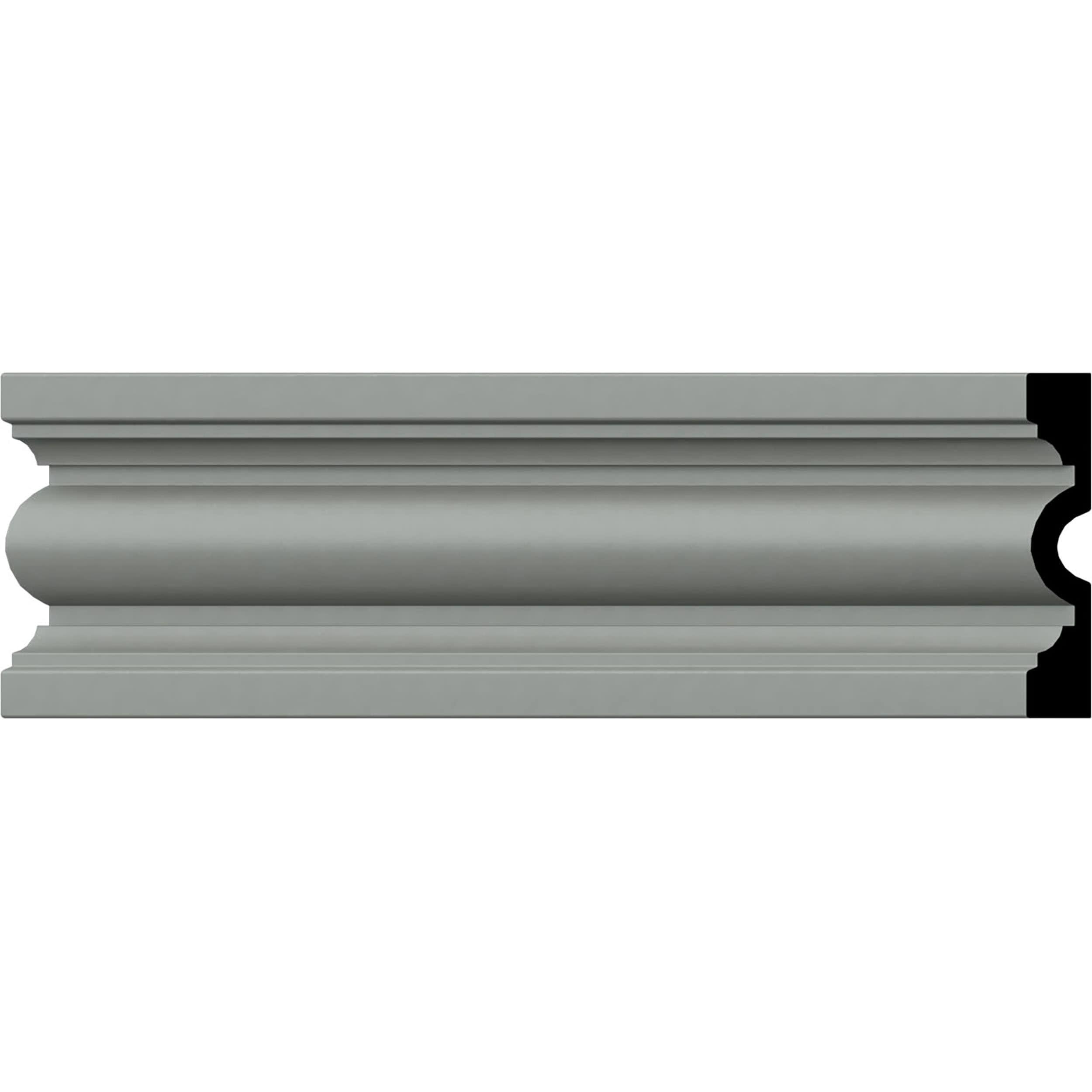 Ekena Millwork 4"H x 3/4"P x 94 1/2"L Gorleen Chair Rail (Set of 8)