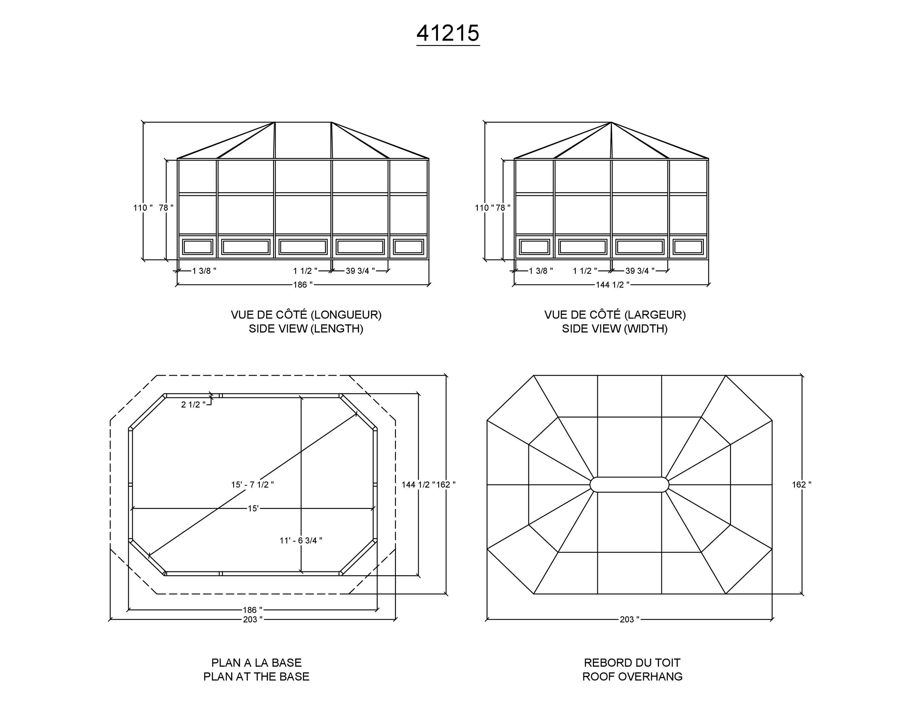 Gazebo Penguin Florence Solarium