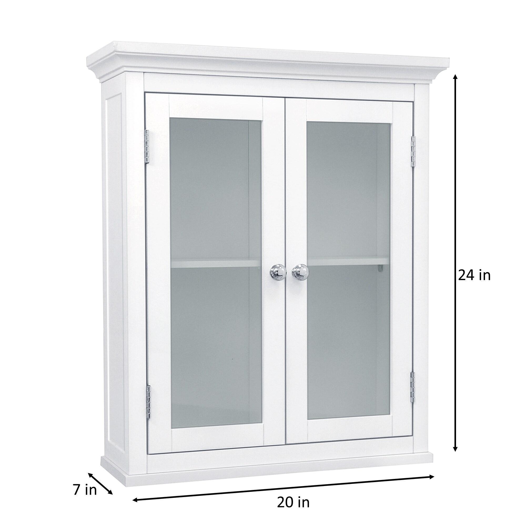 Teamson Home Madison 20" x 24.02" Removable Wall Cabinet, White