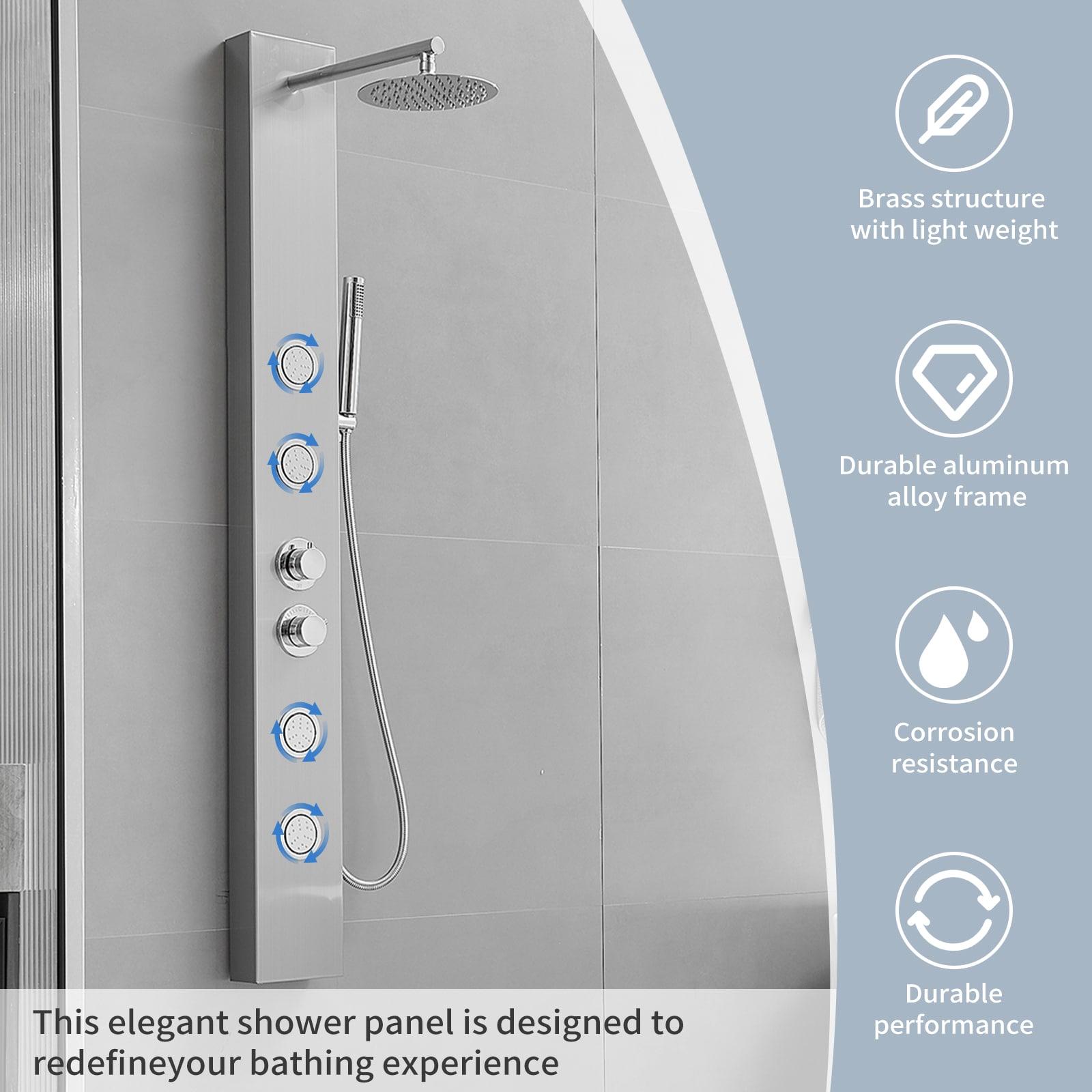 52.36'' Shower Panel with Adjustable Shower Head