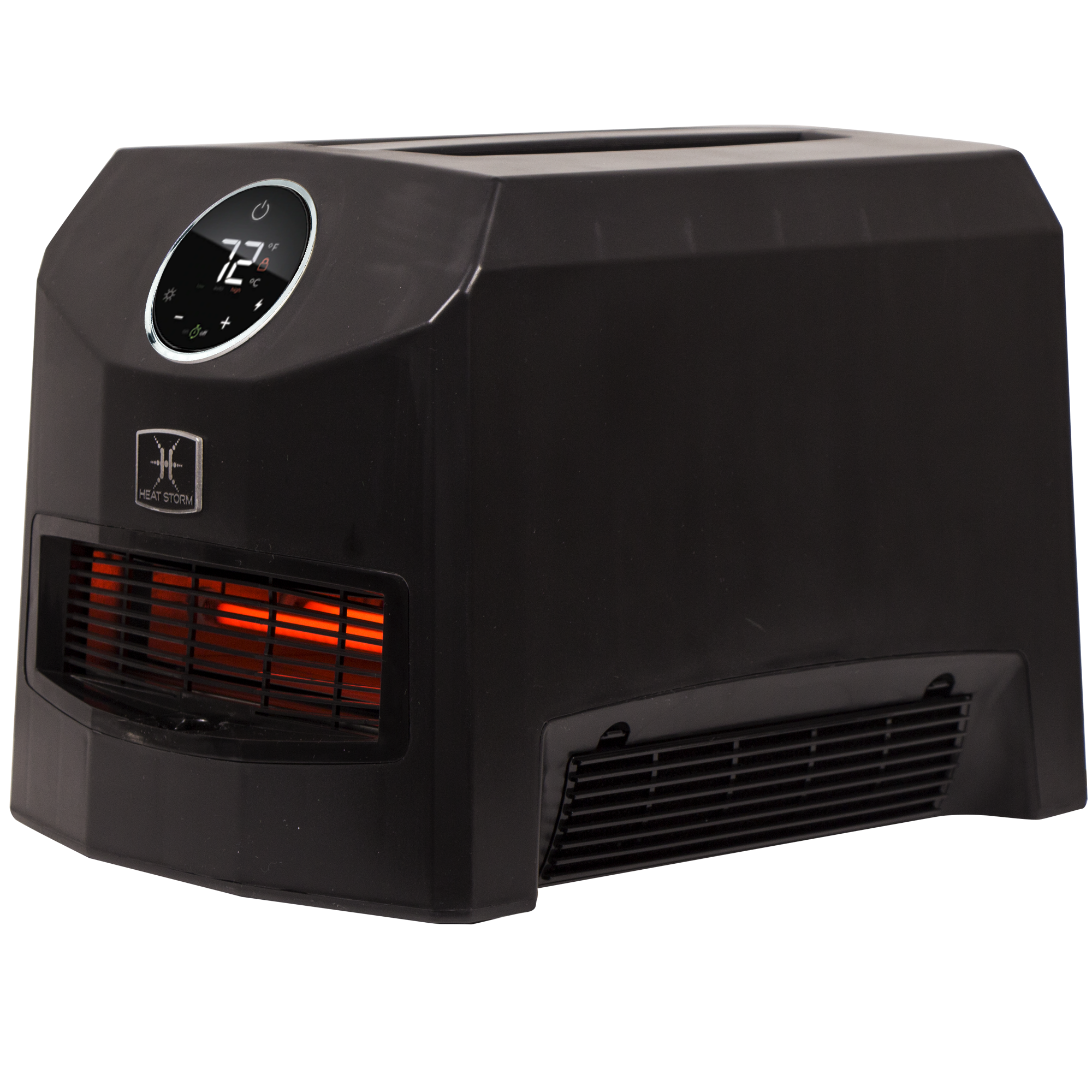 Heat Storm 1500 Watt 5200 BTU Electric High Efficiency Cabinet Space Heater with Adjustable Thermostat , Remote Included and with Digital Display