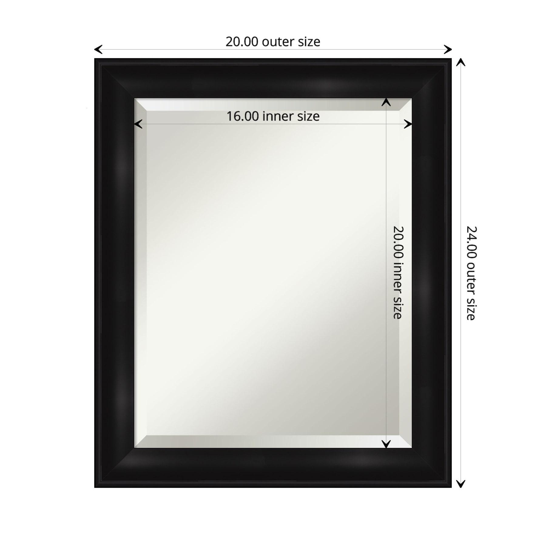 Amanti Art Dsw4593057 23-7/8" X 19-7/8" Rectangular Beveled Polystyrene Framed Wall