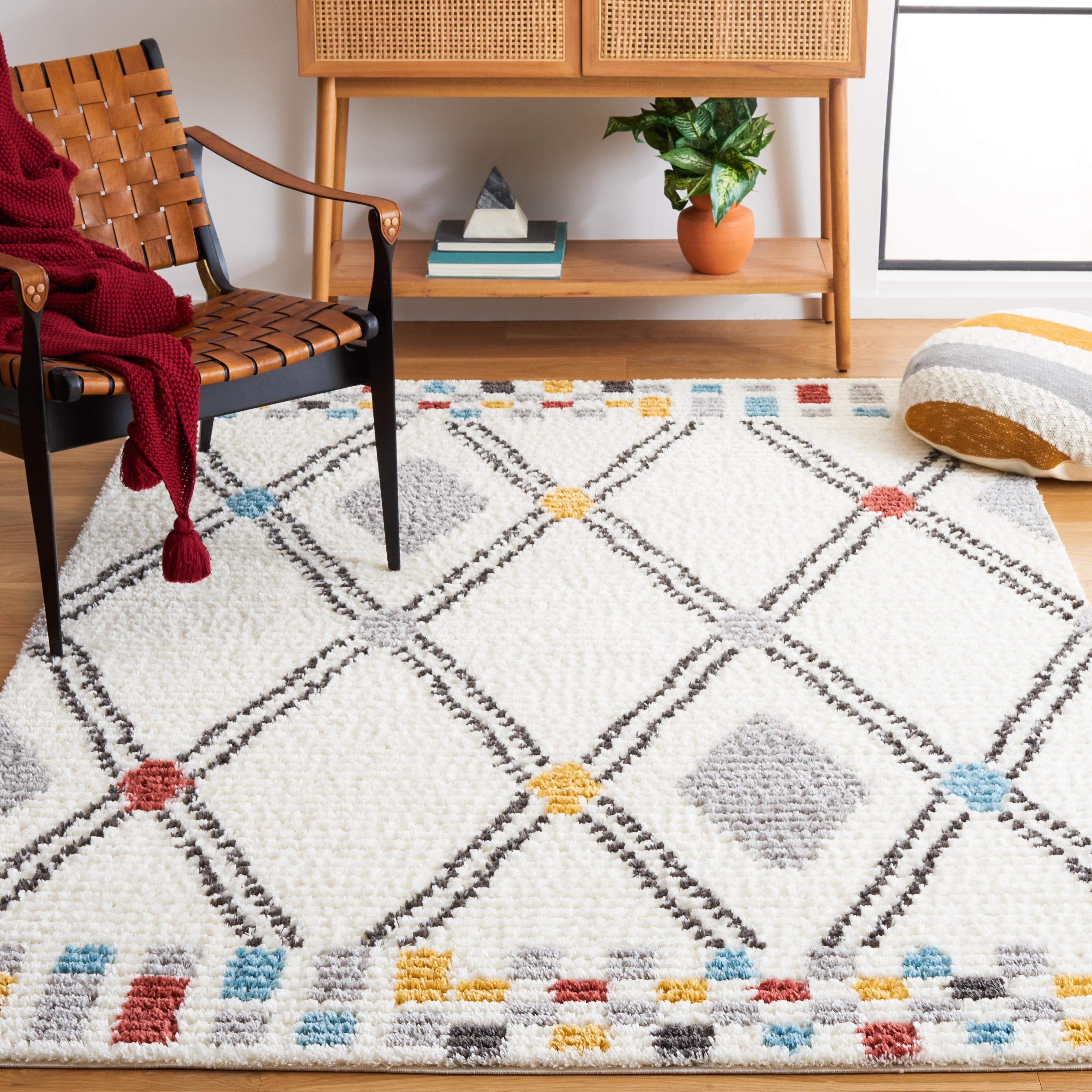 Marrakesh MRK314 Power Loomed Area Rug - Ivory/Gray - 8'x10' - Safavieh.