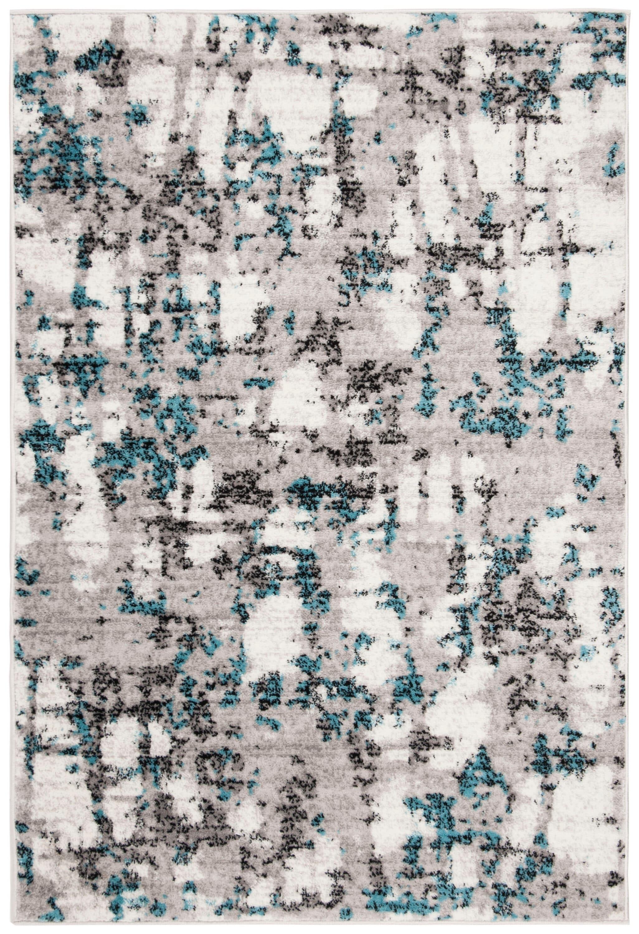SAFAVIEH Skyler Collection SKY193B Grey / Blue Rug