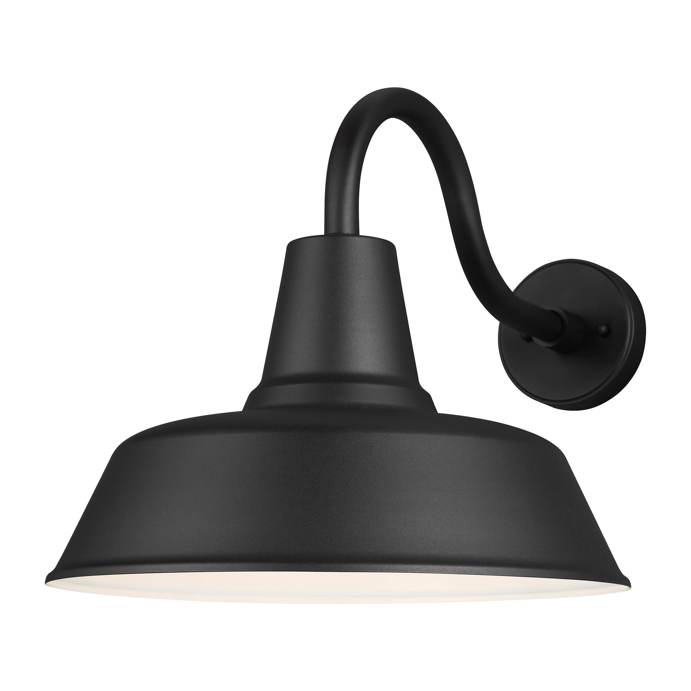 Fisher Outdoor Sconce - Black / 16" Dia