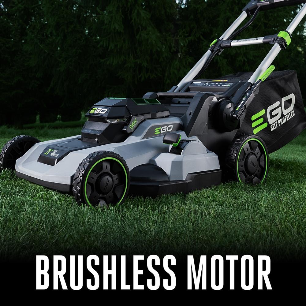 EGO POWER+ 21” 6.0Ah Battery Powered Self-Propelled Walk-Behind Lawn Mower, 50 Minutes Run Time