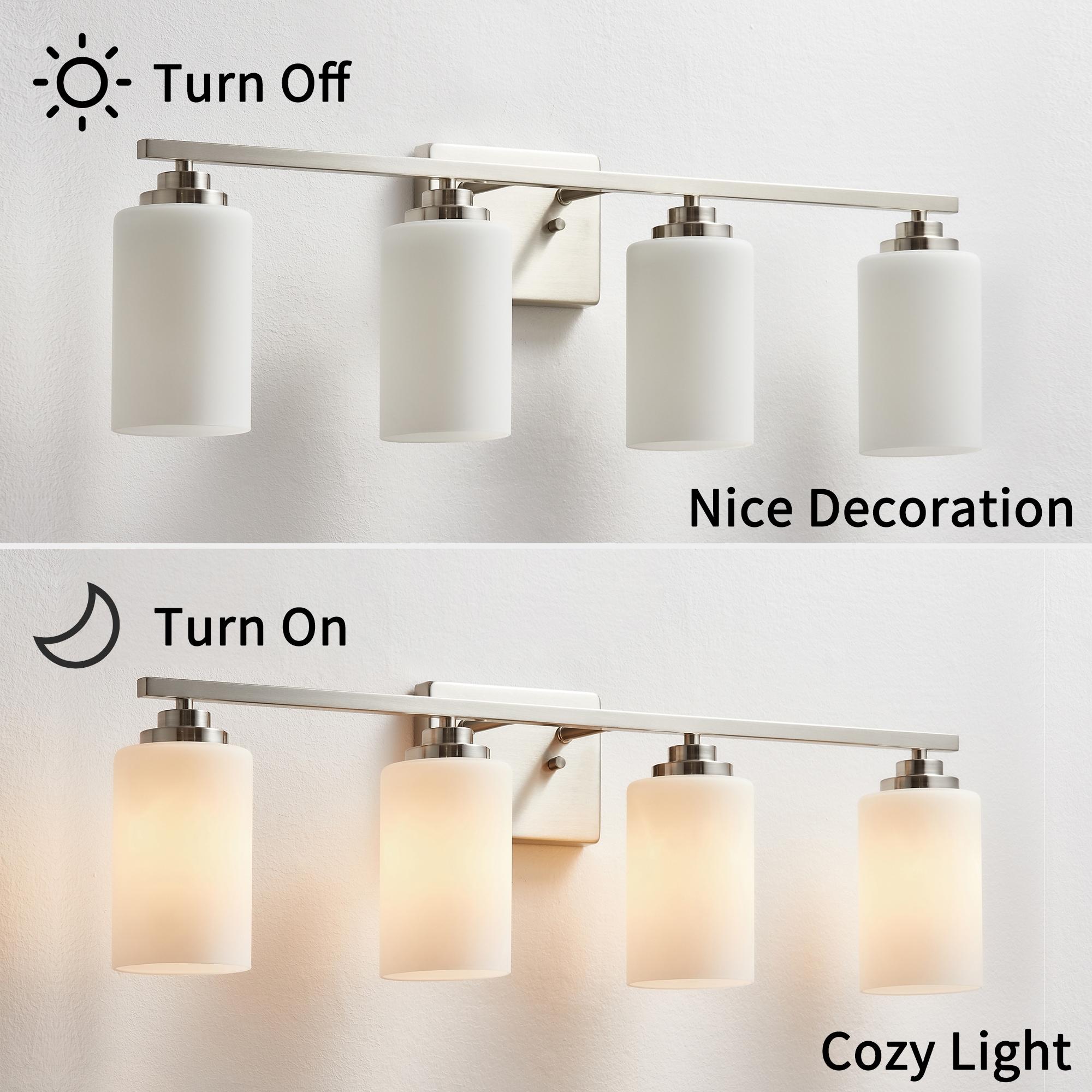 Kawoti Vanity Light With Frosted White Glass
