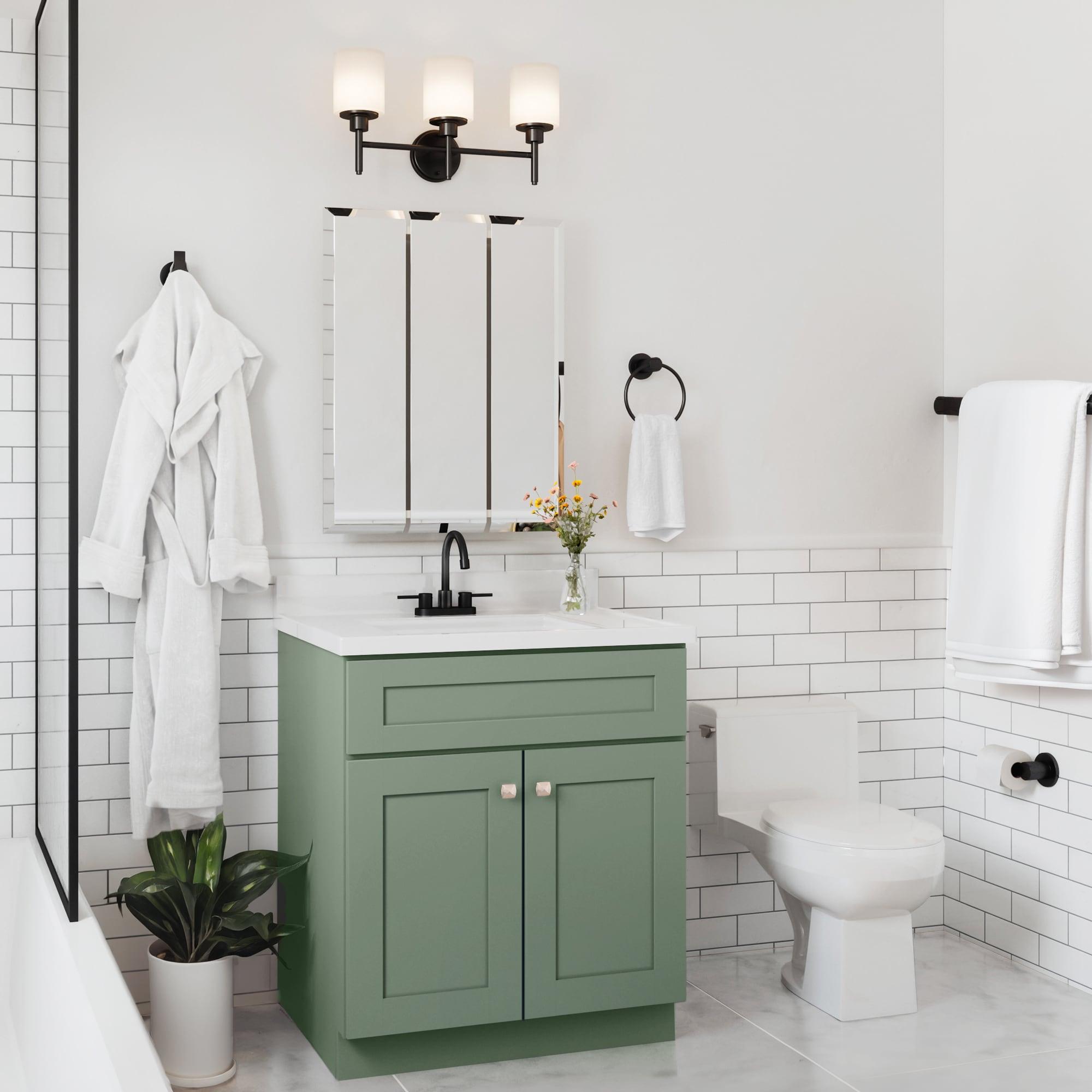 Design House Brookings 30 Inch Bath Vanity, Ready to Assemble, Sherwin Williams®