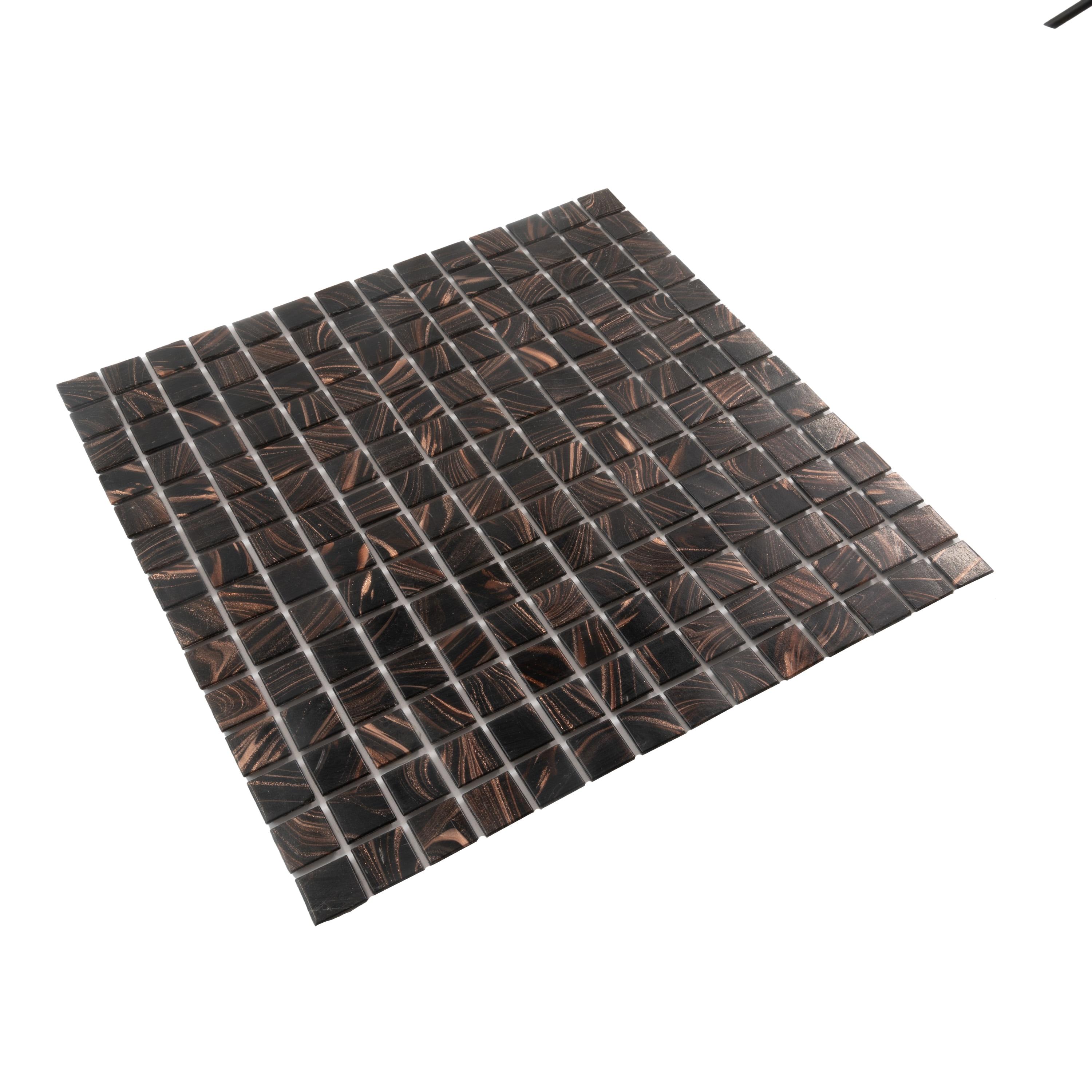 Celestial 0.8" x 0.8" Glass Grid Mosaic Wall & Floor Tile