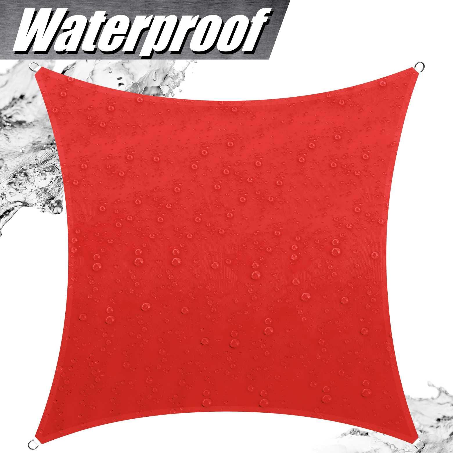 Colourtree Customize Waterproof 14' x 14' Square Sun Shade Sail