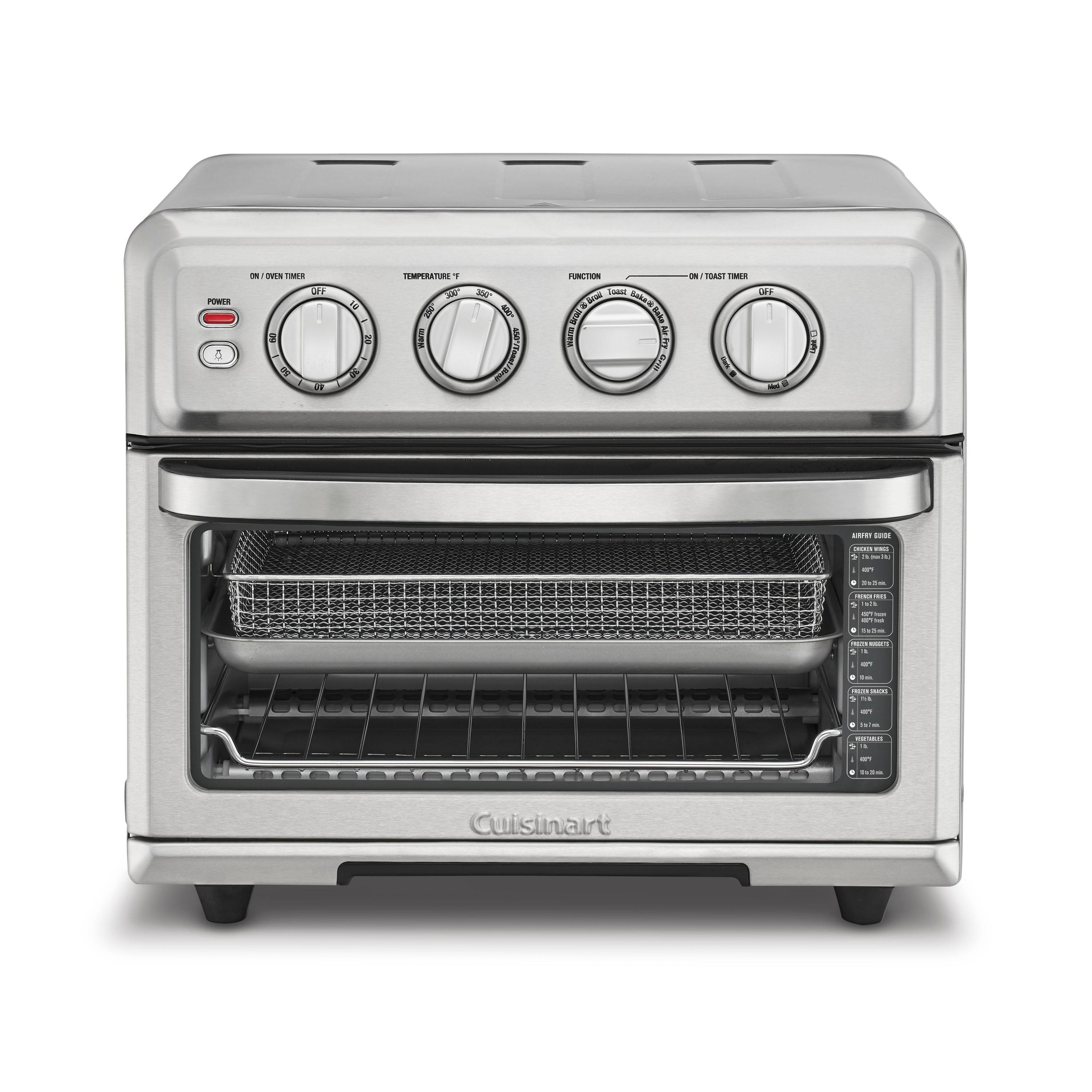 Cuisinart Air Fryer Toaster Oven with Grill, Stainless Steel