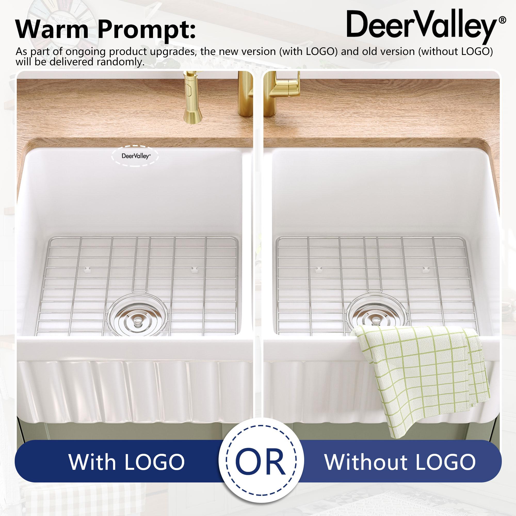 Nova 33" L x 18" W Double Bowl Fireclay Farmhouse Kitchen Sink with Sink Grid and Basket Strainer