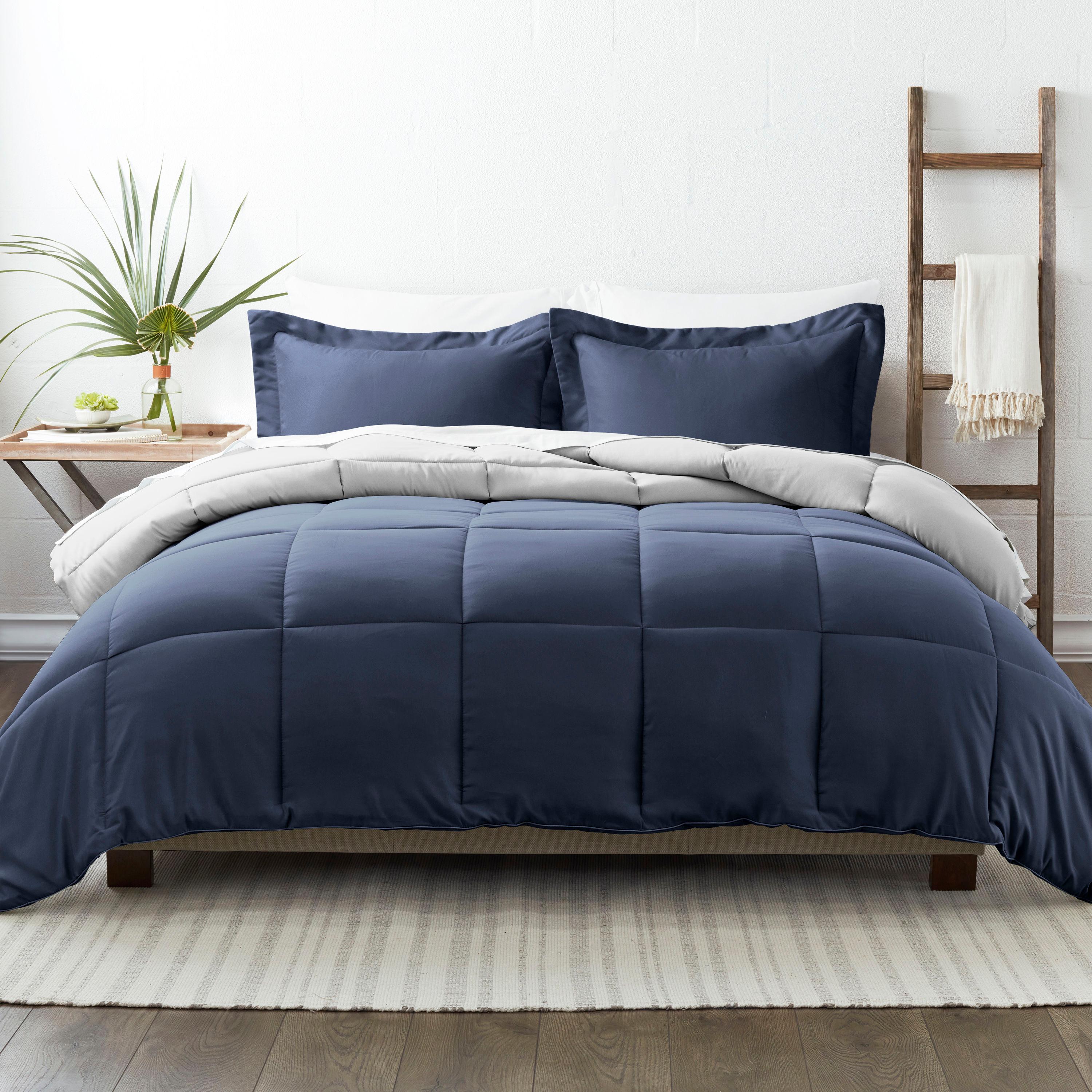 Becky Cameron Reversible Down-Alternative Comforter Bedding Set