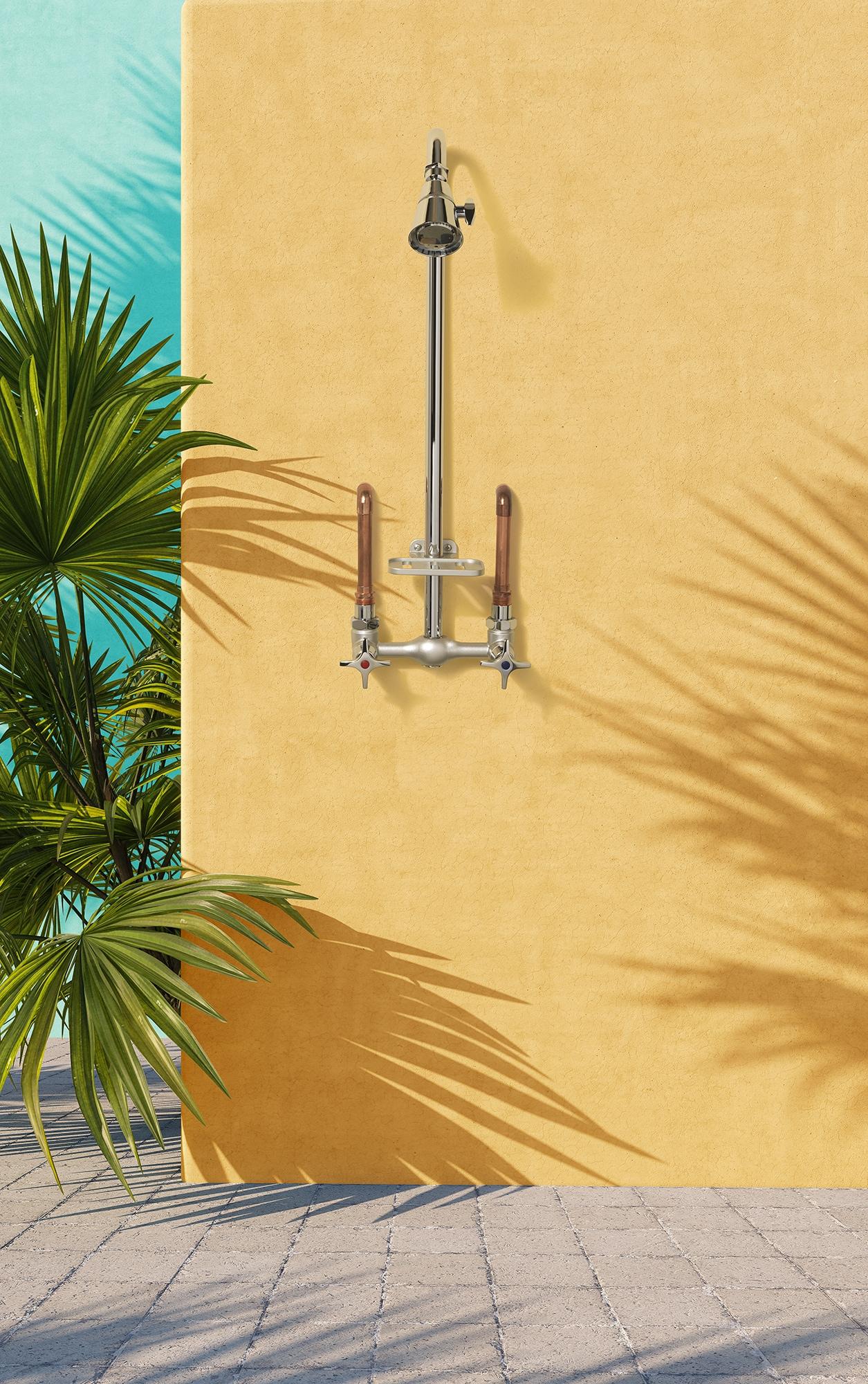 Homewerks 2-Handle Chrome Wall Mount Tub Faucet