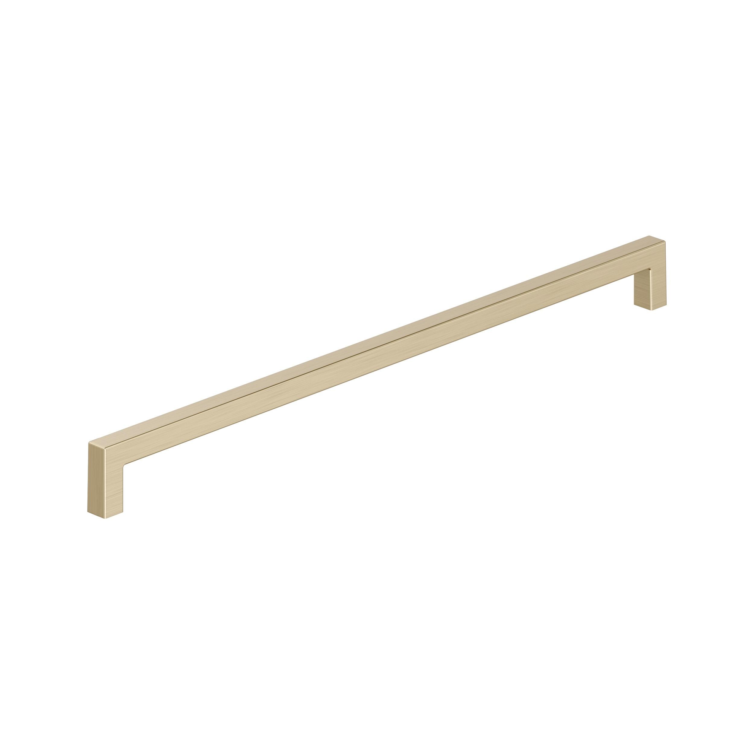 Amerock Monument 12-5/8 inch (320mm) Center-to-Center Golden Champagne Cabinet Pull