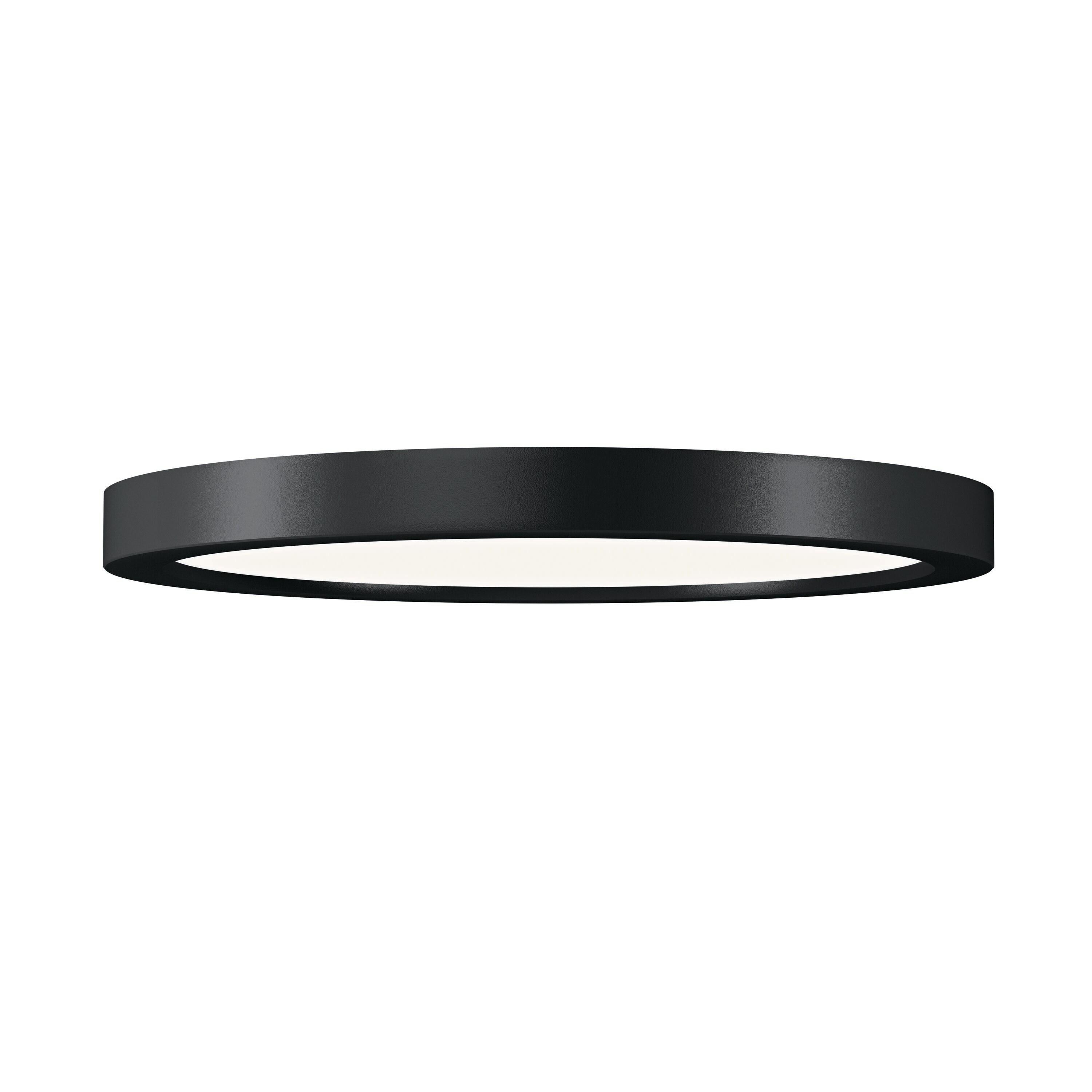 Kichler Lighting Ara Integrated 9.25" LED Flush Mount in a Black Finish