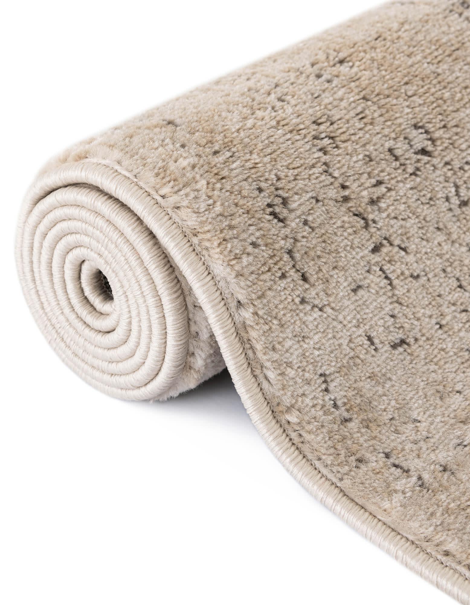 Unique Loom Portland Collection Area Rug - Woodburn (8' Square Ivory/Beige)