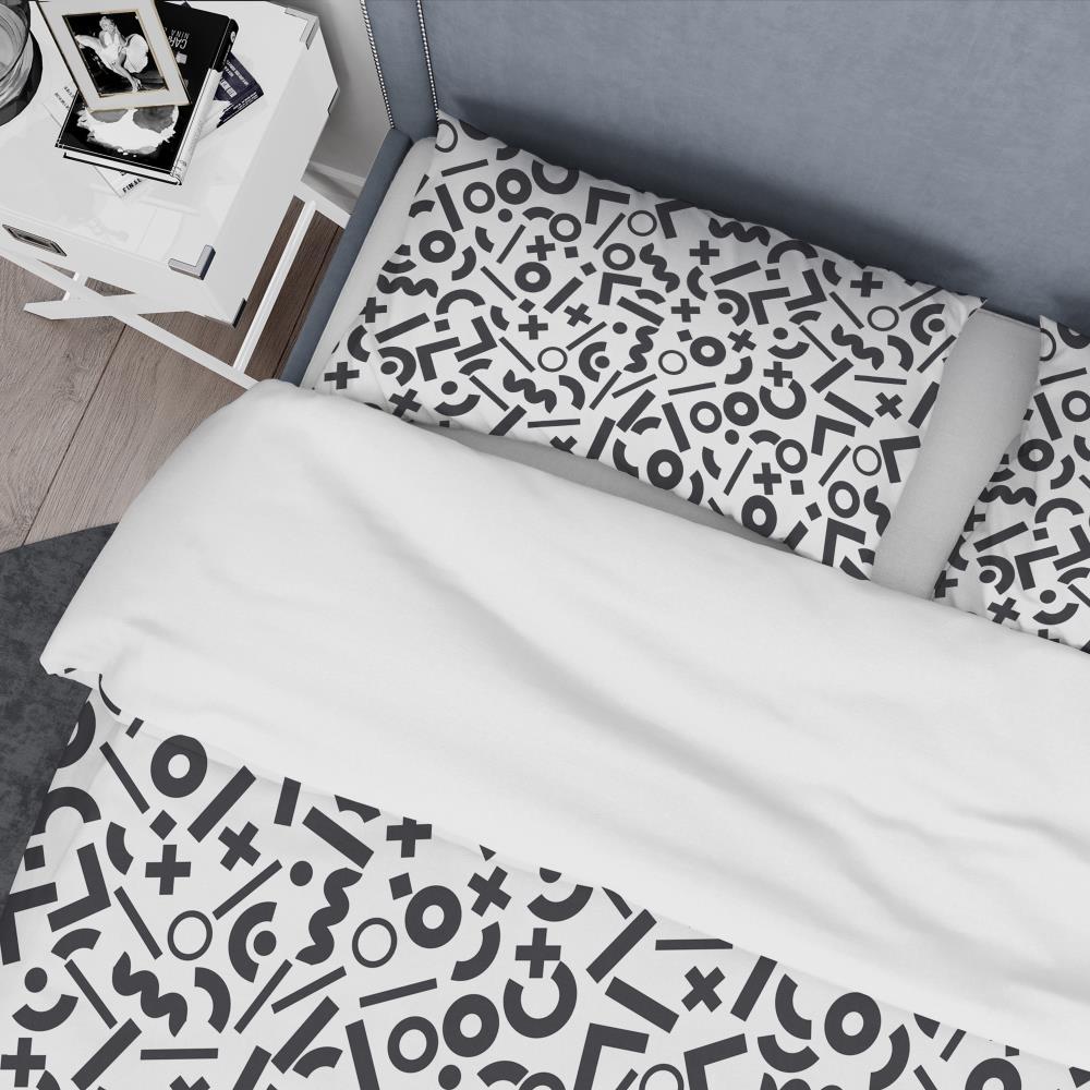 Design Art Retro Art Deco - Mid century bedding set - Modern Mid-century Bed cover set