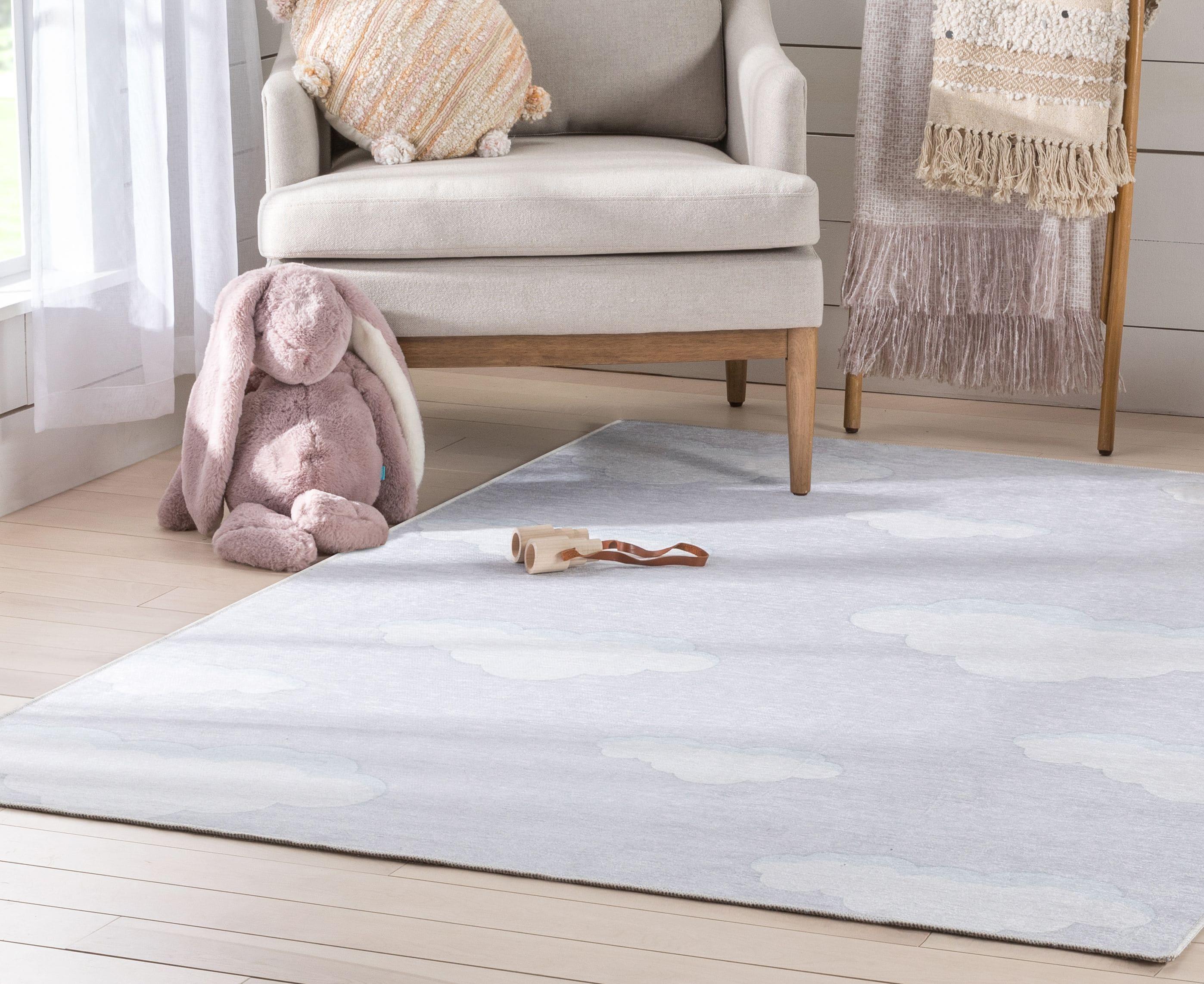 Apollo Well Woven Kids Rugs Cloud 9 Modern Gray Area Rug