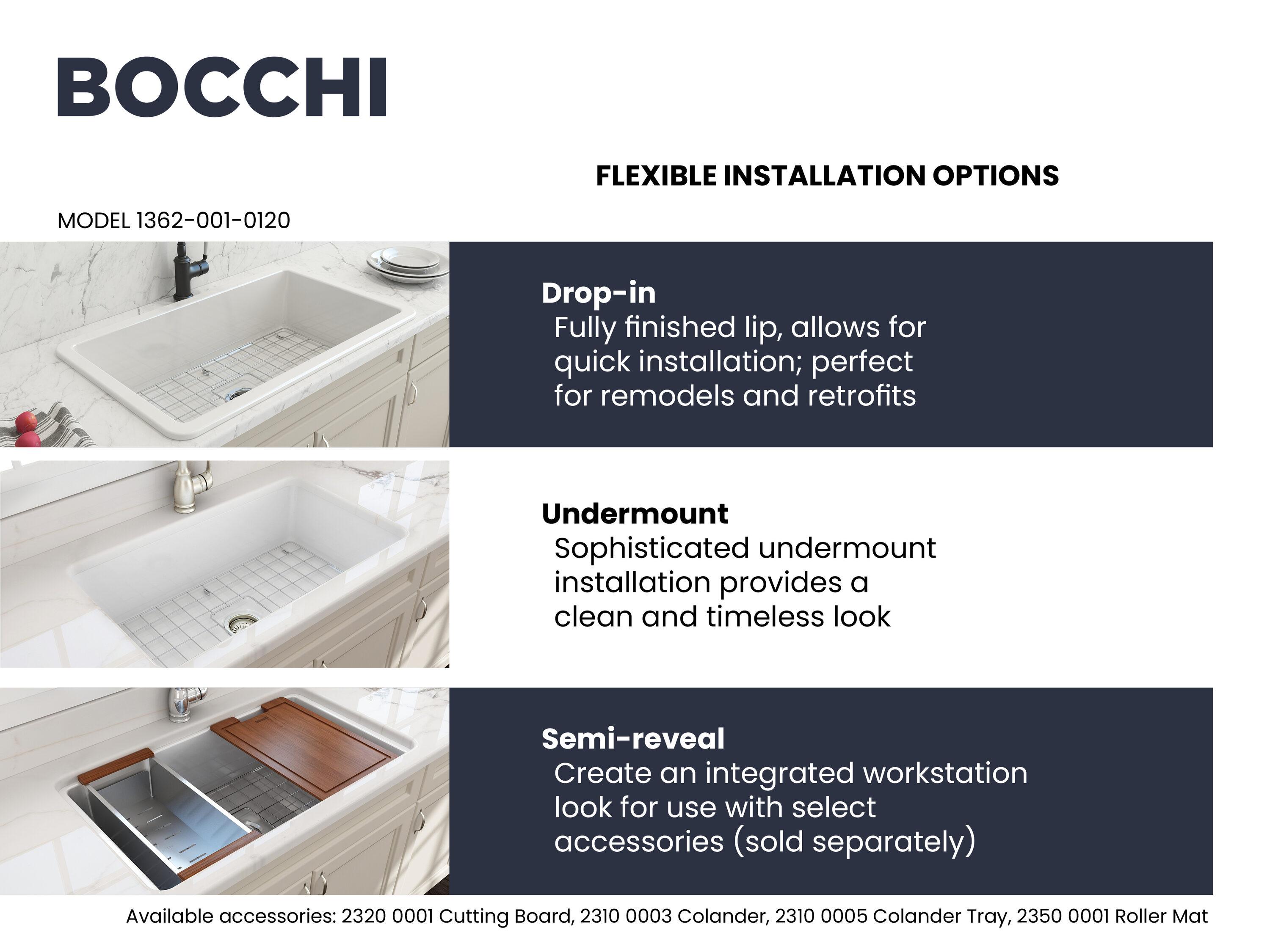 Sotto 32'' L Undermount Fireclay Kitchen Sink