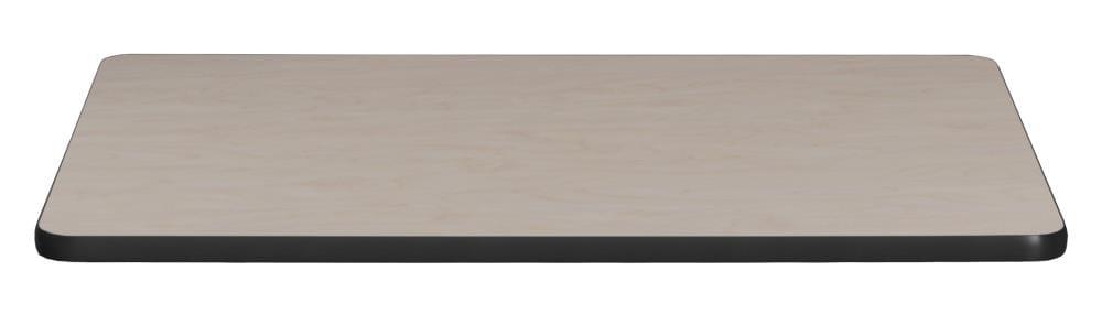 18.5" x 26" Standard Rectangle Table Top- Cherry/ Maple