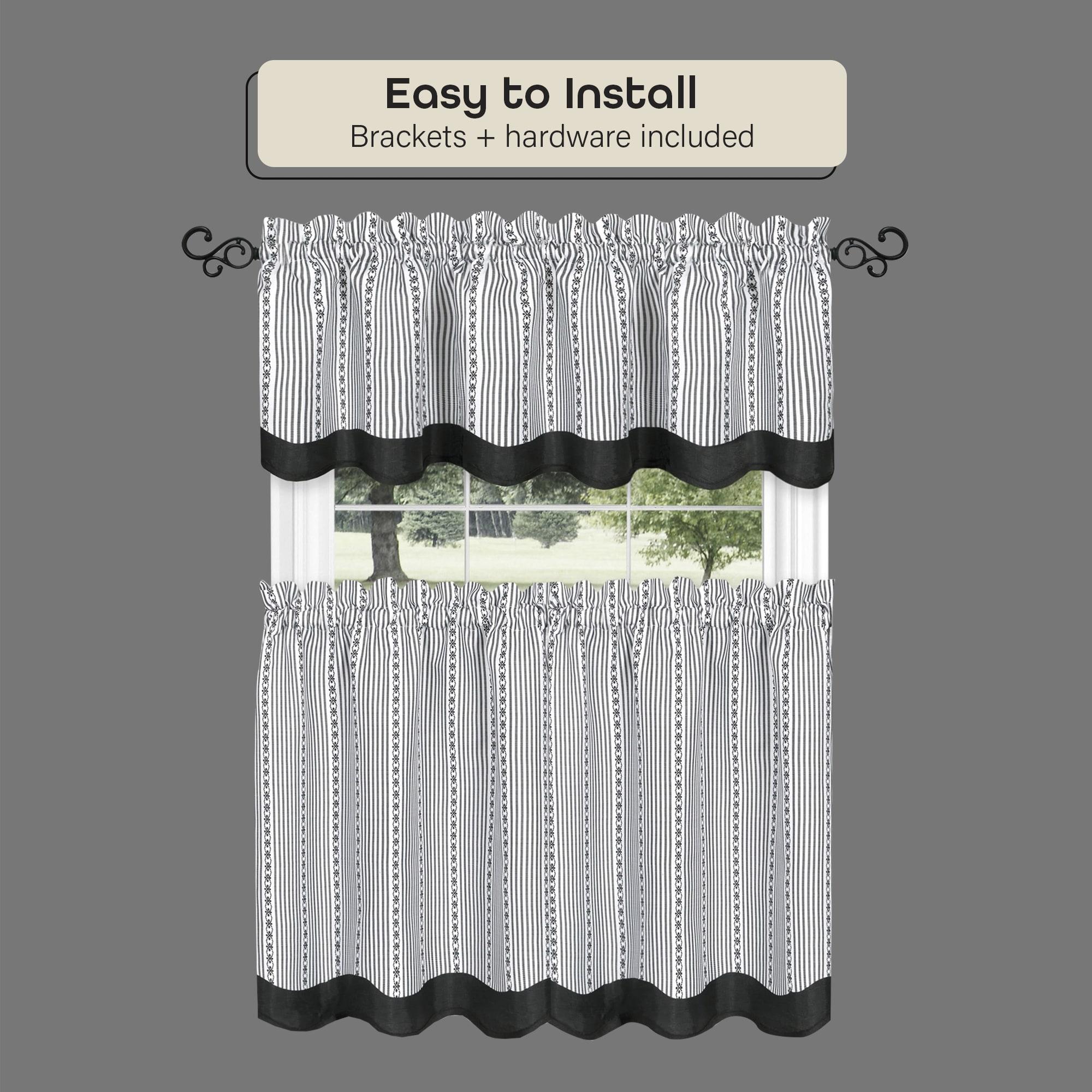 Achim Buono II Decorative Curtain Rod and Finial, Medley