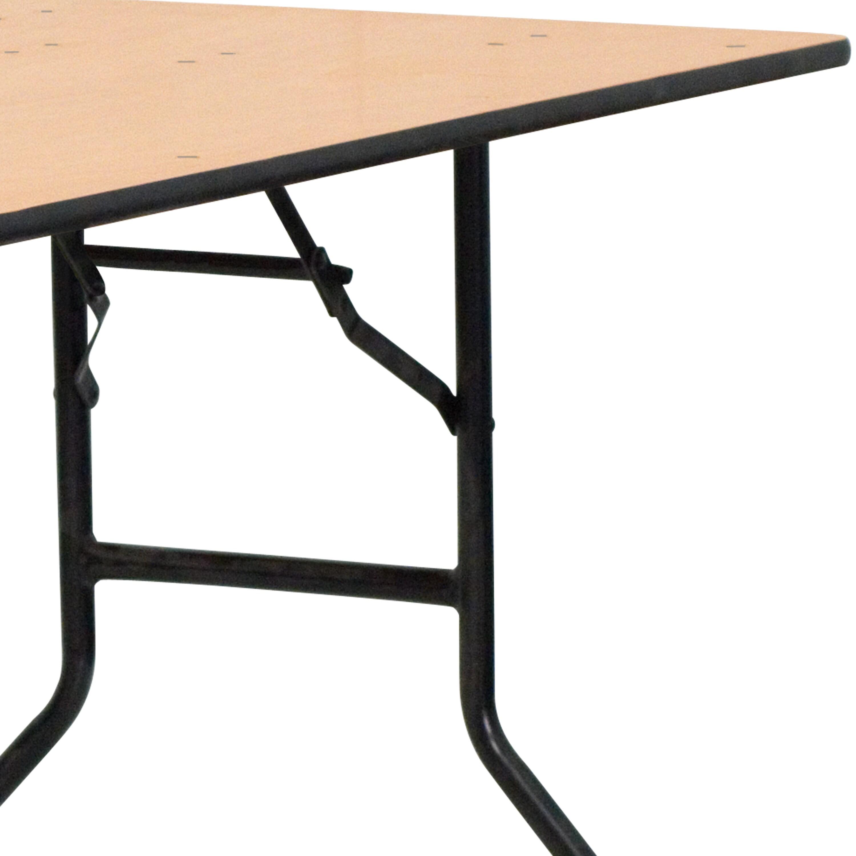 Flash Furniture Wofford Rectangular Wooden Folding Training and Event Table