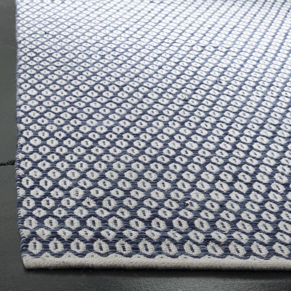 Montauk MTK608 Hand Woven Indoor Area Rug - Navy/Ivory - 5'x8' - Safavieh